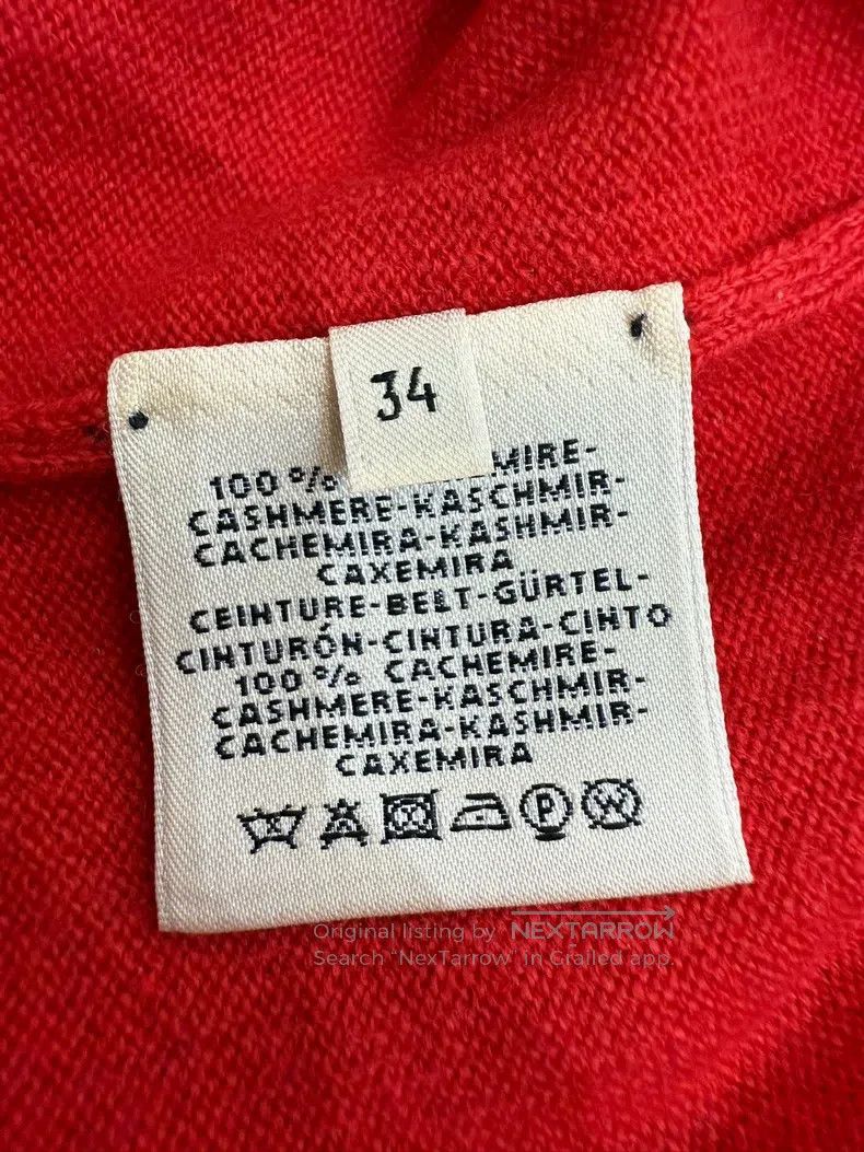 Hermes Hermes Multicolored cashmere knit dress Size XXS / US 00 / IT 34 - 5 Thumbnail