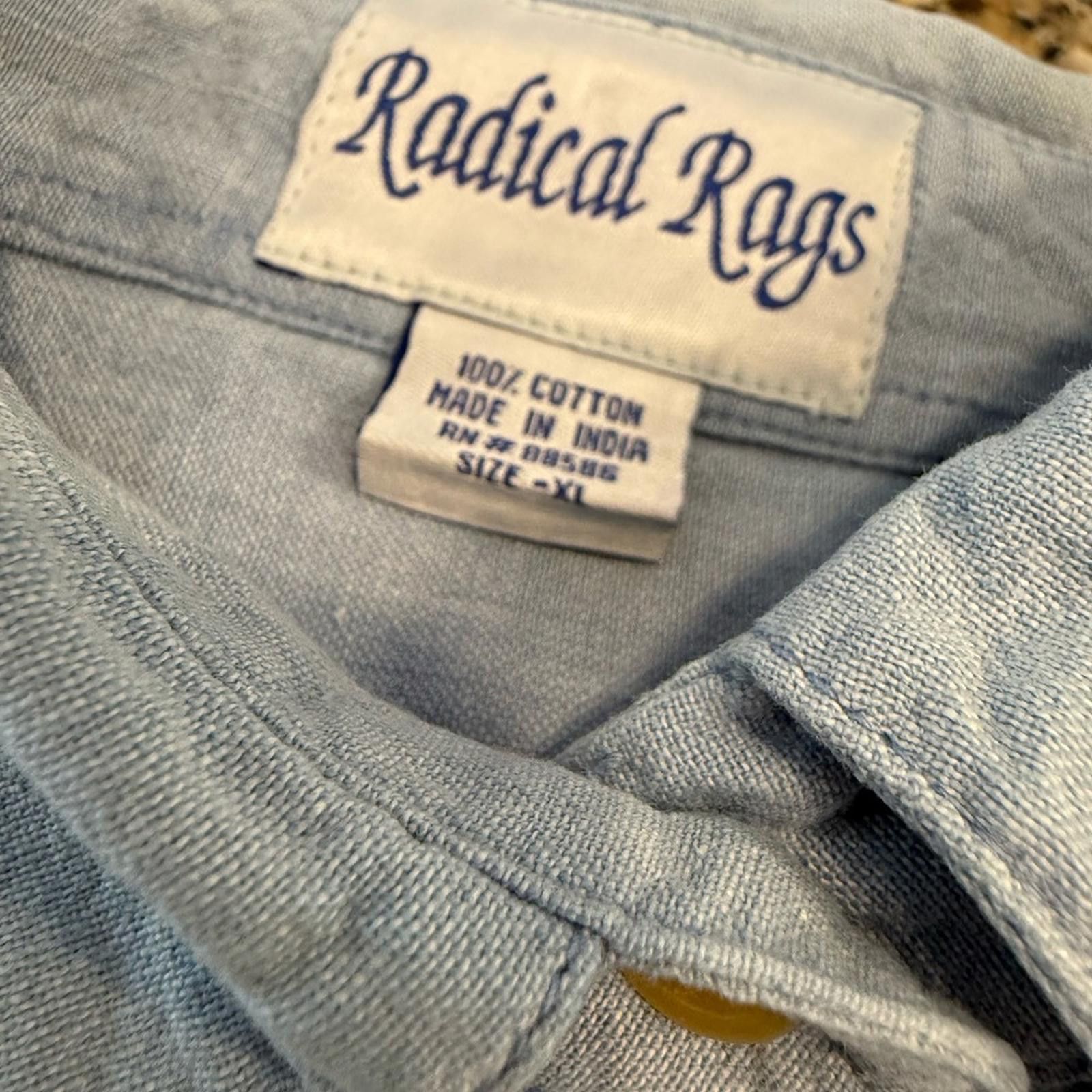 Other Radical Rags denim embroidered heart flag stars top SZ XL Size XL / US 12-14 / IT 48-50 - 5 Thumbnail