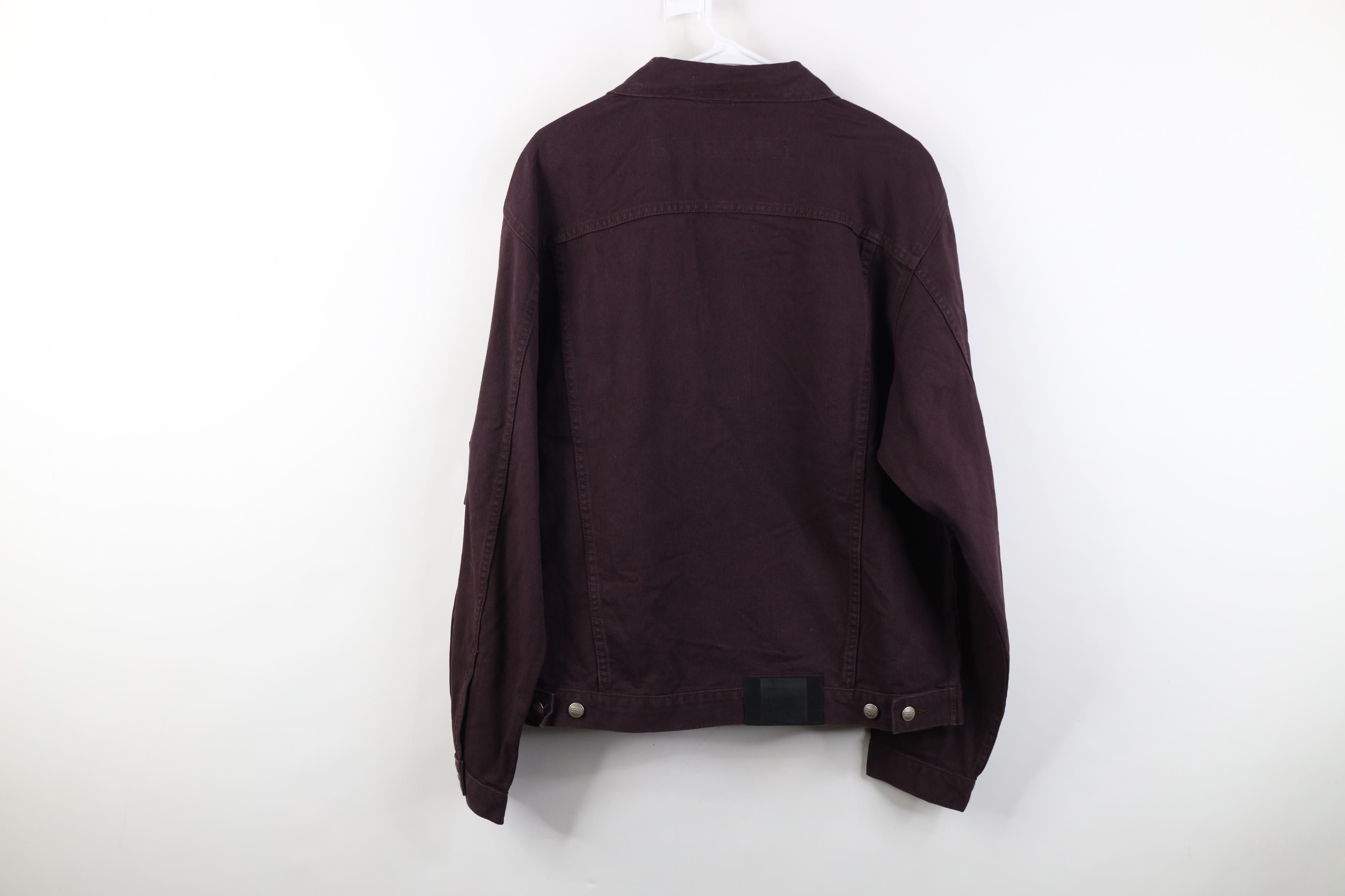 Marithe + Francois Girbaud Deadstock Vintage 90s Marithe Francois Girbaud Jacket Raisin Size US L / EU 52-54 / 3 - 16 Thumbnail