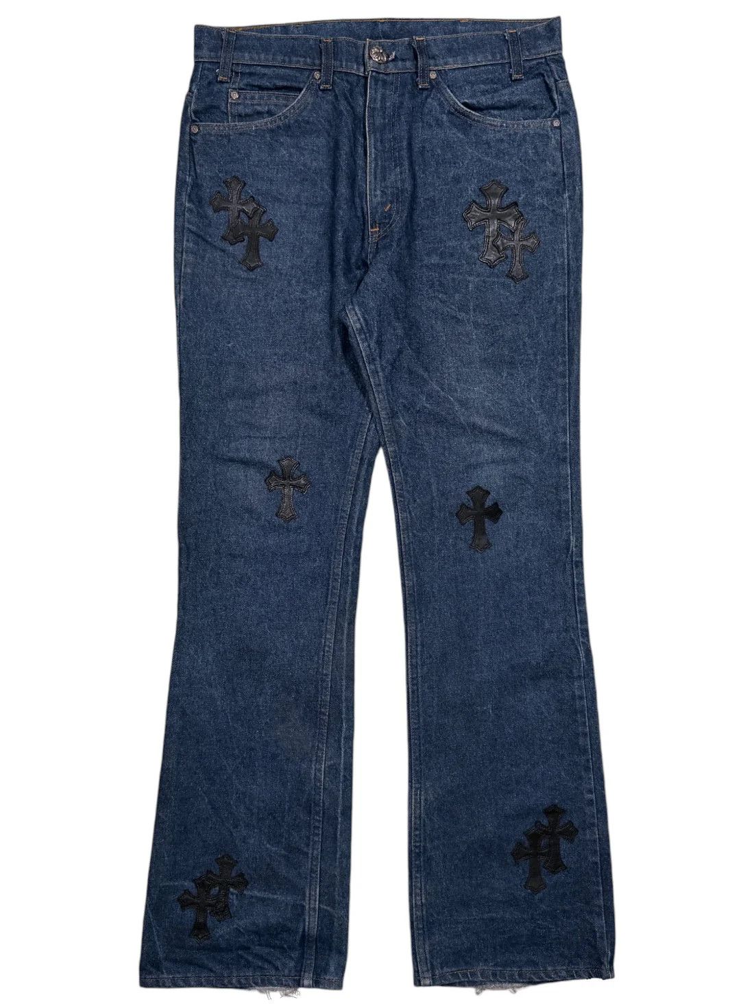 Chrome Hearts Cross Patch Levi's 517 Jeans Size US 34 / EU 50 - 1 Thumbnail