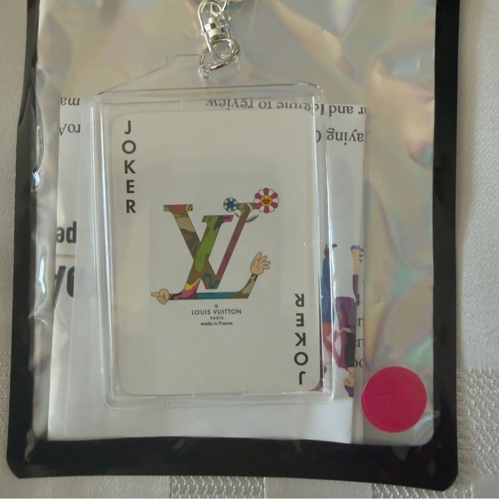 Louis Vuitton Louis Vuitton Murakami single playing card Joker with COA Size ONE SIZE - 2 Thumbnail