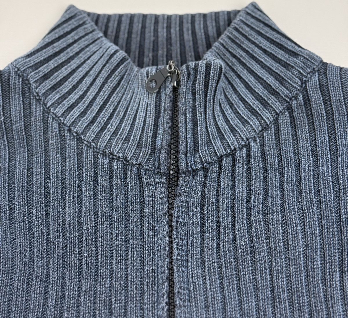 Vintage Dolce D&G Gabbana style y2k vintage zip sweater ribbed Size US M / EU 48-50 / 2 - 4 Thumbnail