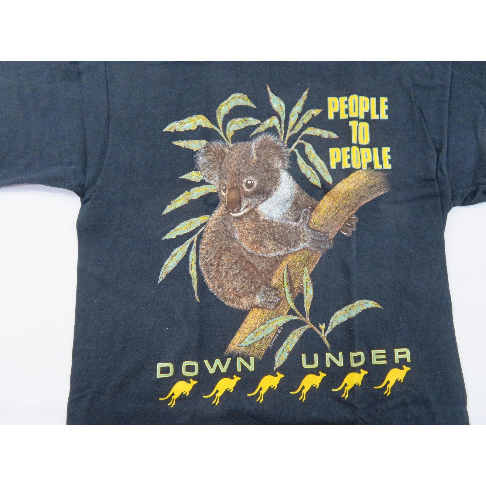 Fruit Of The Loom Koala Bear T-Shirt, People to People Down Under, Sz S 1990s Size US S / EU 44-46 / 1 - 2 Thumbnail