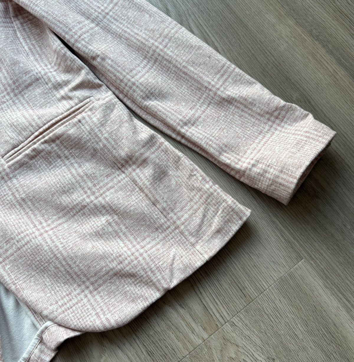 Circolo 1901 Circolo 1901 Bolla Pink Checkered Blazer Two Button Size L / US 10 / IT 46 - 4 Thumbnail