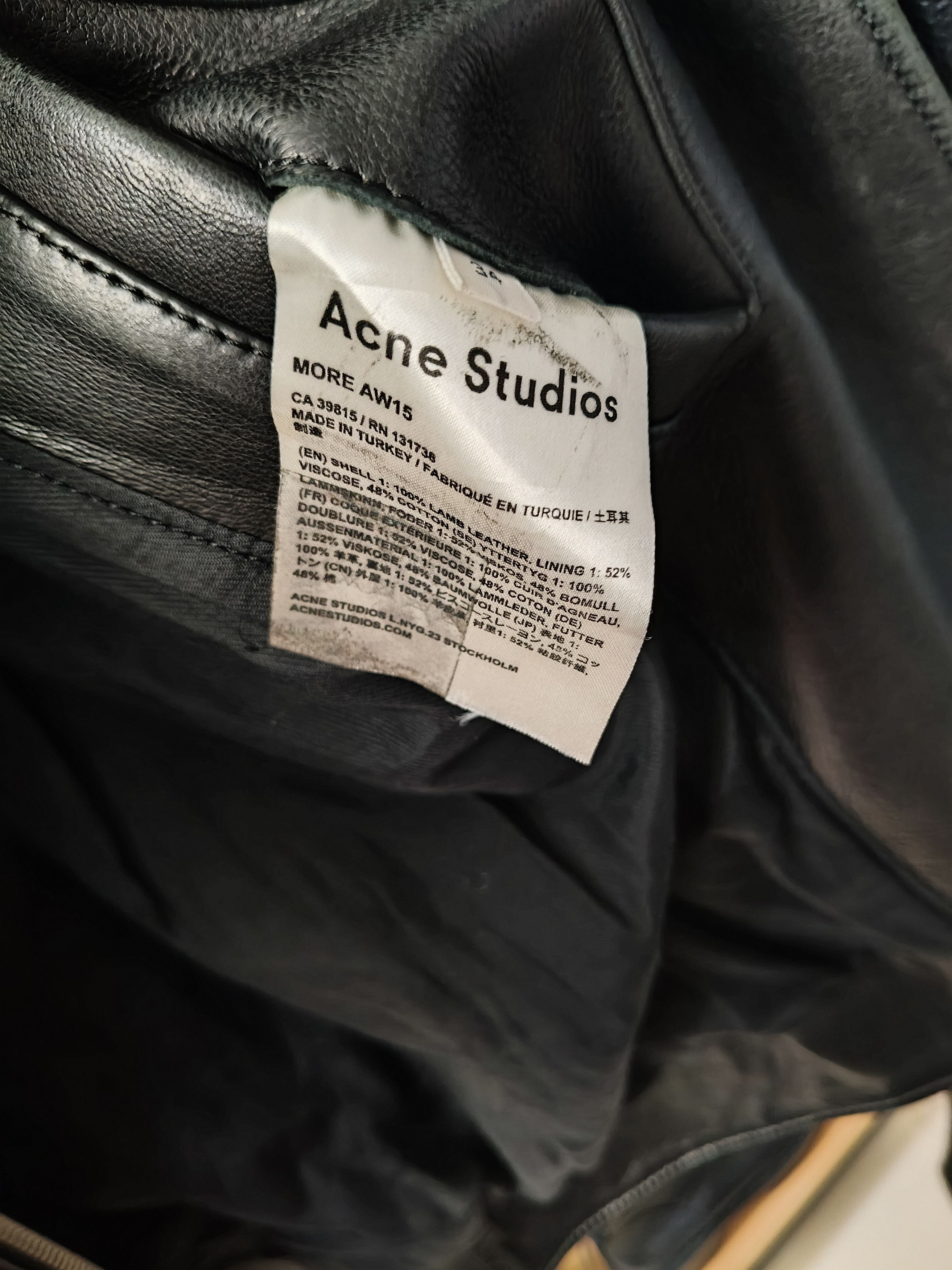 Acne Studios 🕷️💥 Acne studio leather jackets Size US XL / EU 56 / 4 - 12 Thumbnail