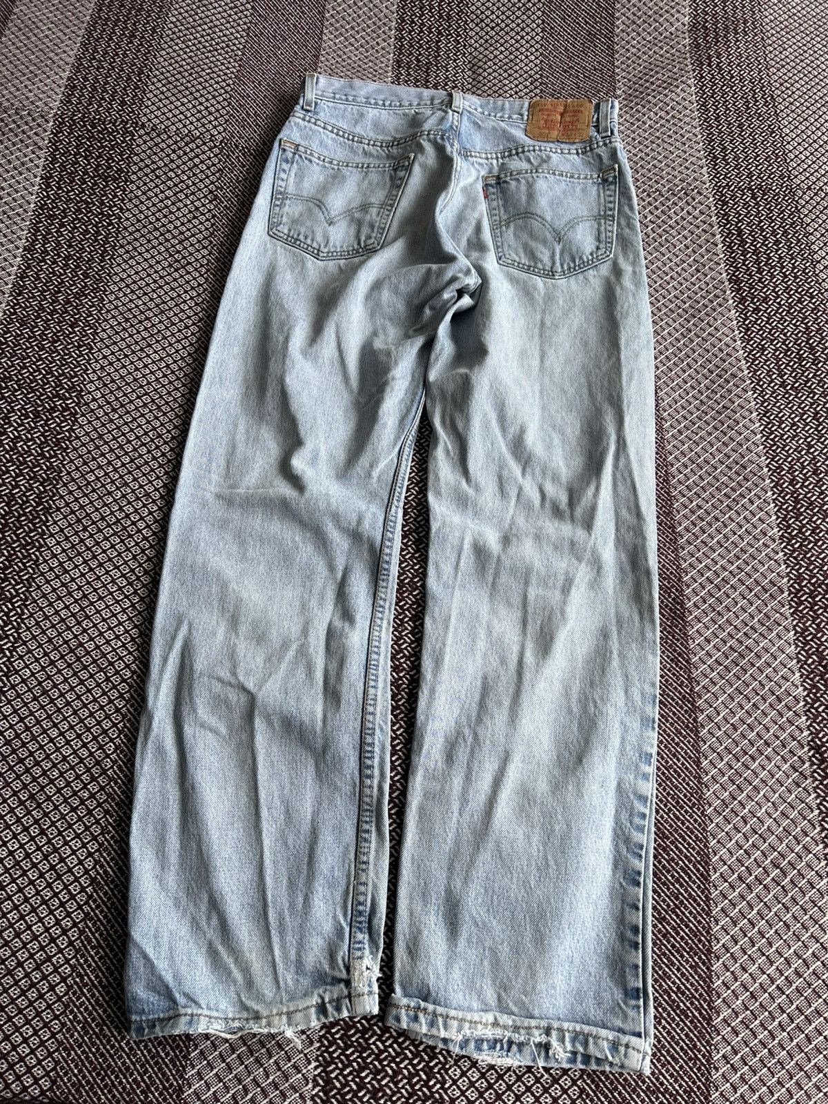 Levi's Vintage Levis 505 Jeans 90s Regular Fit Wash Denim Size W33 Size US 33 - 5 Thumbnail