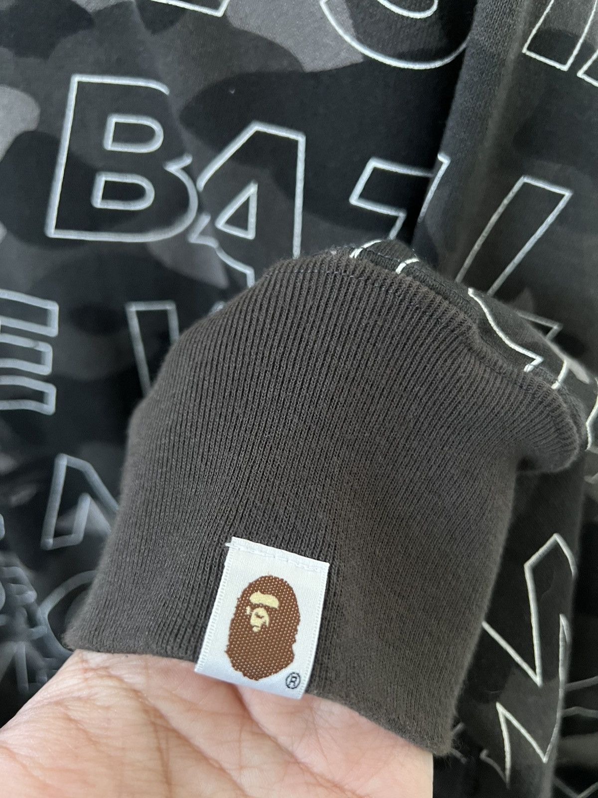 Bape Text Color Camo Shark Full Zip Hoodie Size US L / EU 52-54 / 3 - 5 Thumbnail