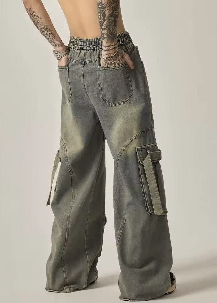 Japanese Brand × Jean Retro Washed Straight Pockets Jeans Size US 30 / EU 46 - 4 Thumbnail