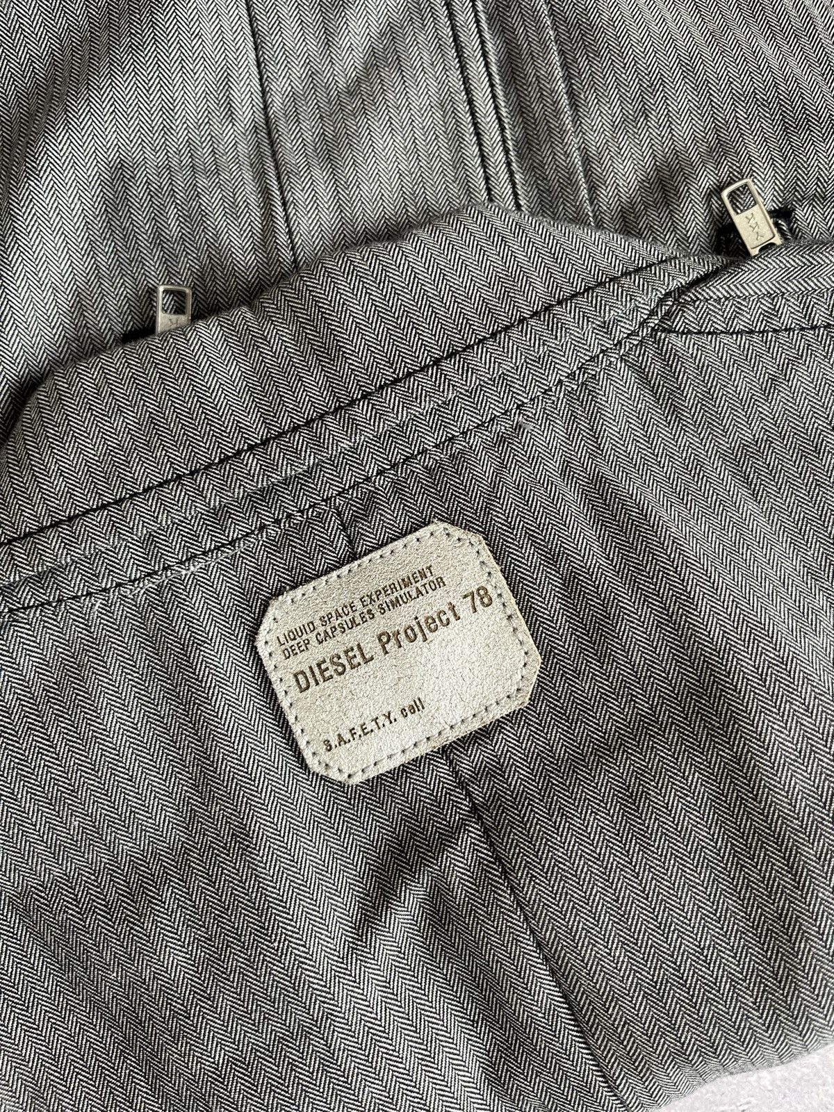 Diesel RARE DIESEL PROJECT 78 NYLON HERRINGBONE BLAZER JACKET M Size US M / EU 48-50 / 2 - 7 Thumbnail