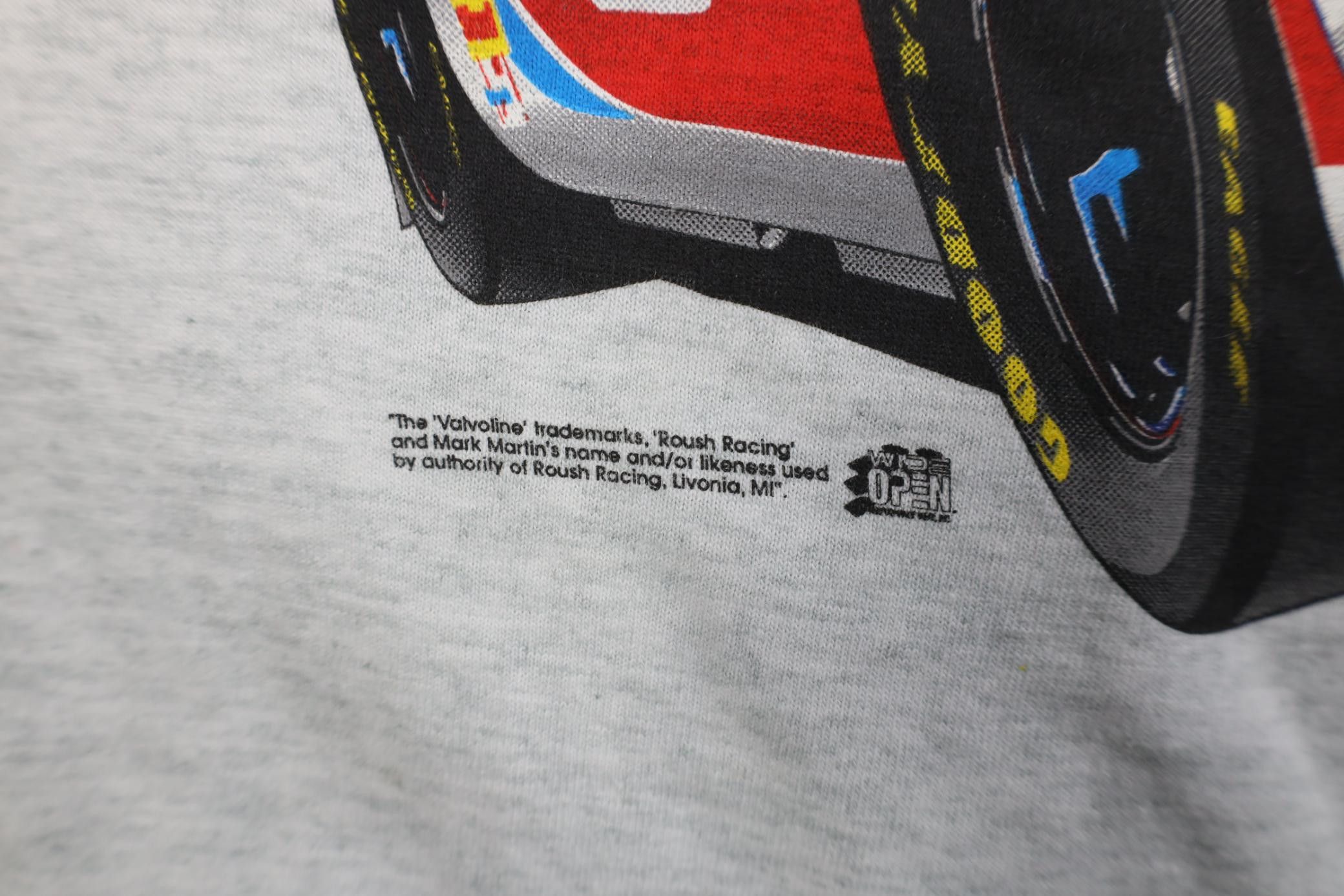 Vintage Vintage 90s NASCAR Mark Martin Valvoline Racing T-Shirt US Size US L / EU 52-54 / 3 - 9 Thumbnail