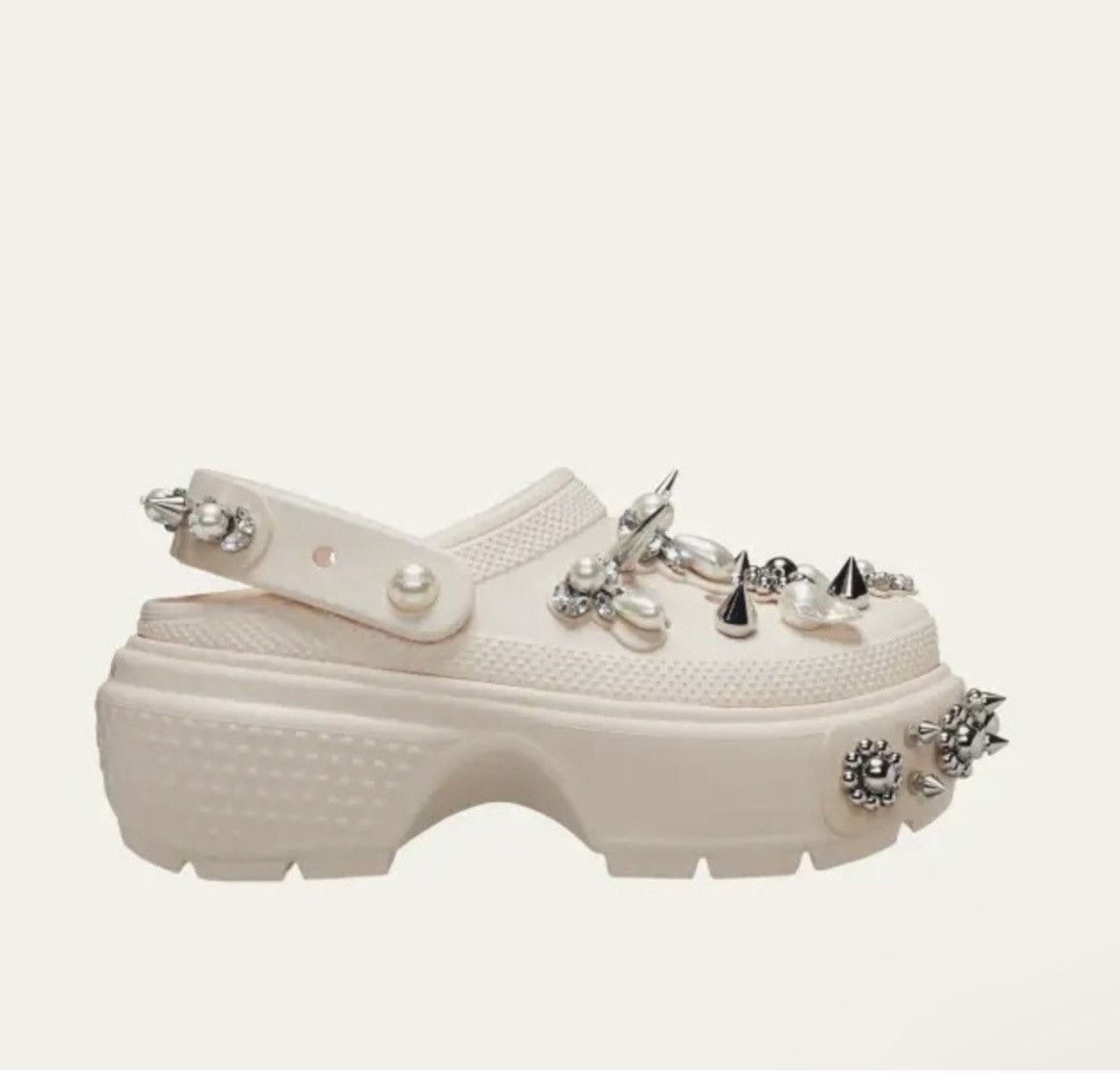 Crocs × Simone Rocha SIMONE ROCHA X CROCS Embellished Stomp Clogs Dew Size US 8 / IT 38 - 1 Thumbnail