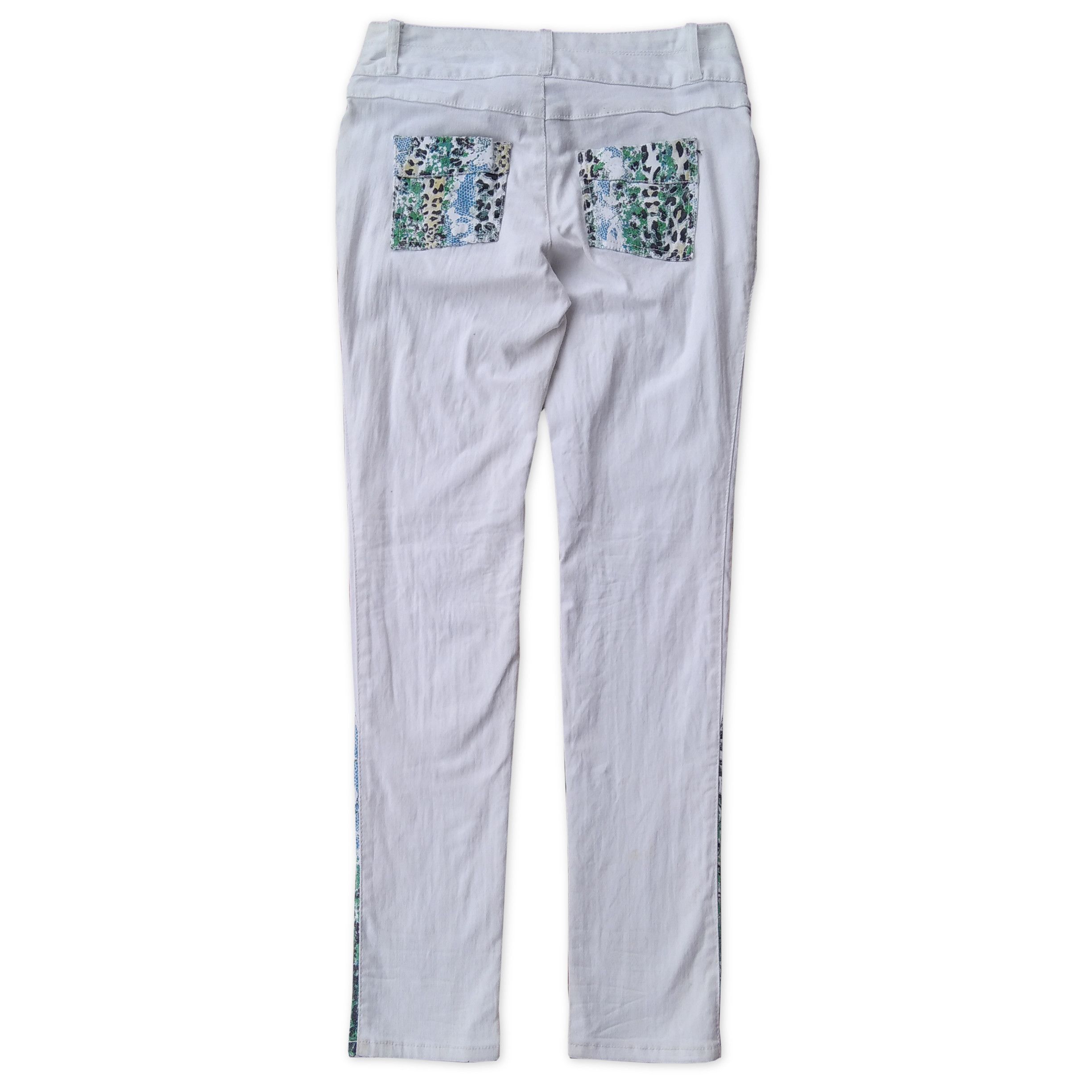 Le Grande Bleu (L.G.B.) Vintage y2k S'I Japanese Brand Leopard Printed Skinny Jeans Size US 27 - 2 Thumbnail