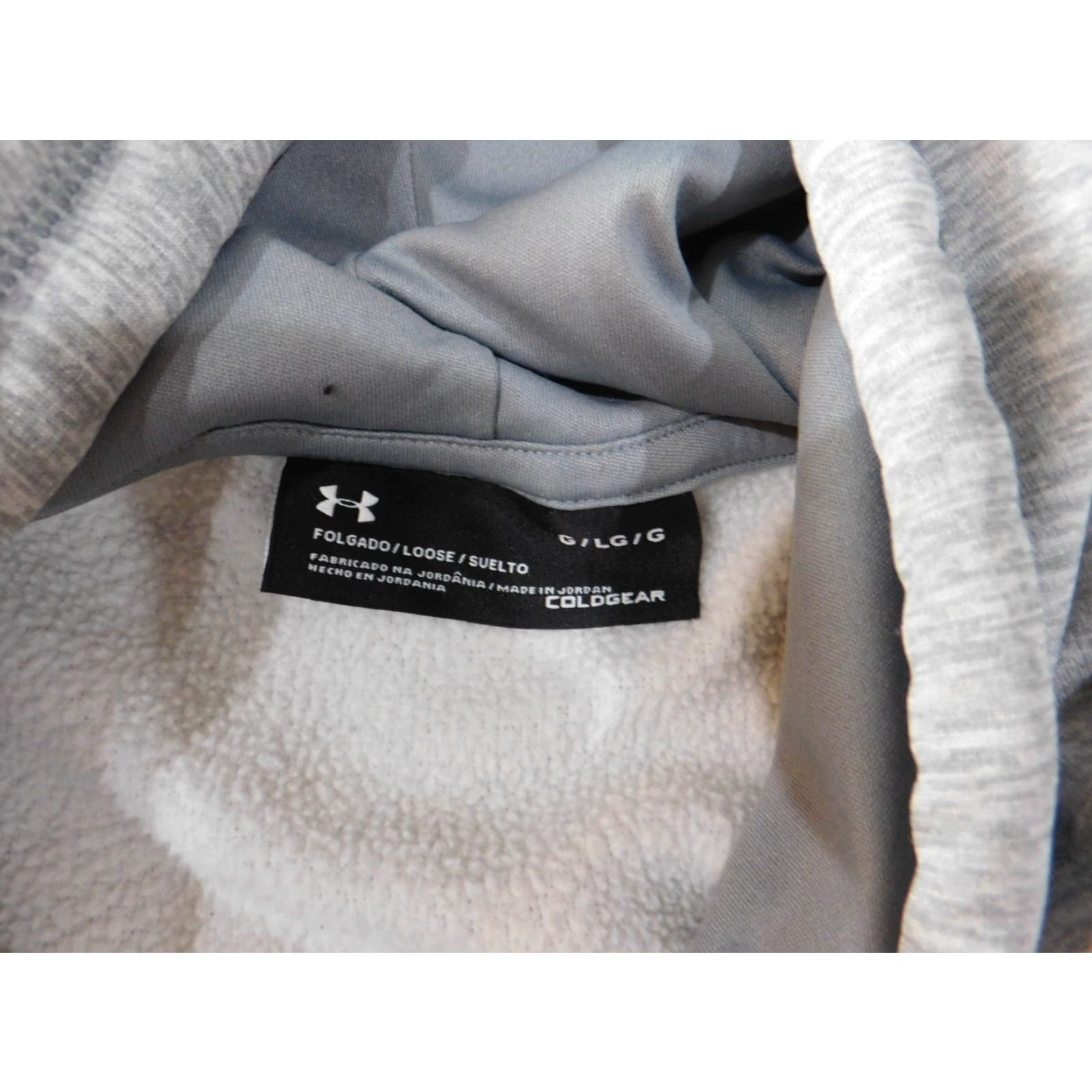 Under Armour Under Armour Hoodie Womens L Gray Pullover Logo Coldgear Stretch Activewear Regular Size L / US 10 / IT 46 - 5 Thumbnail