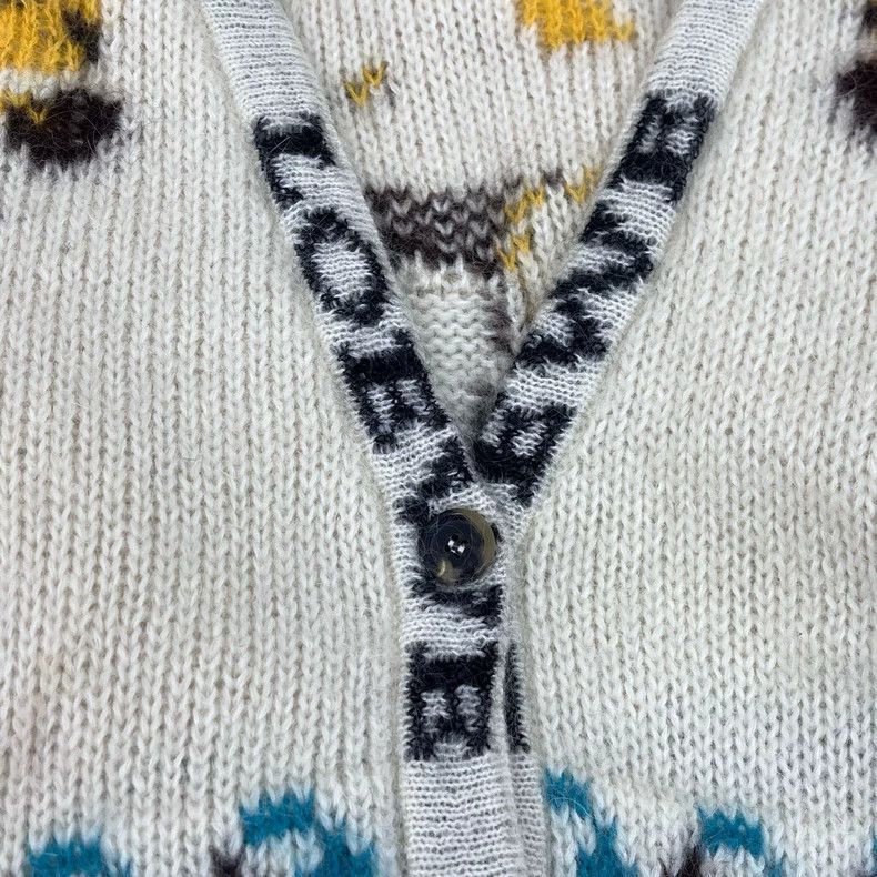 Loewe loewe Off-white Squirrel letter seahorse hair cardigan 2504 Size US M / EU 48-50 / 2 - 8 Thumbnail