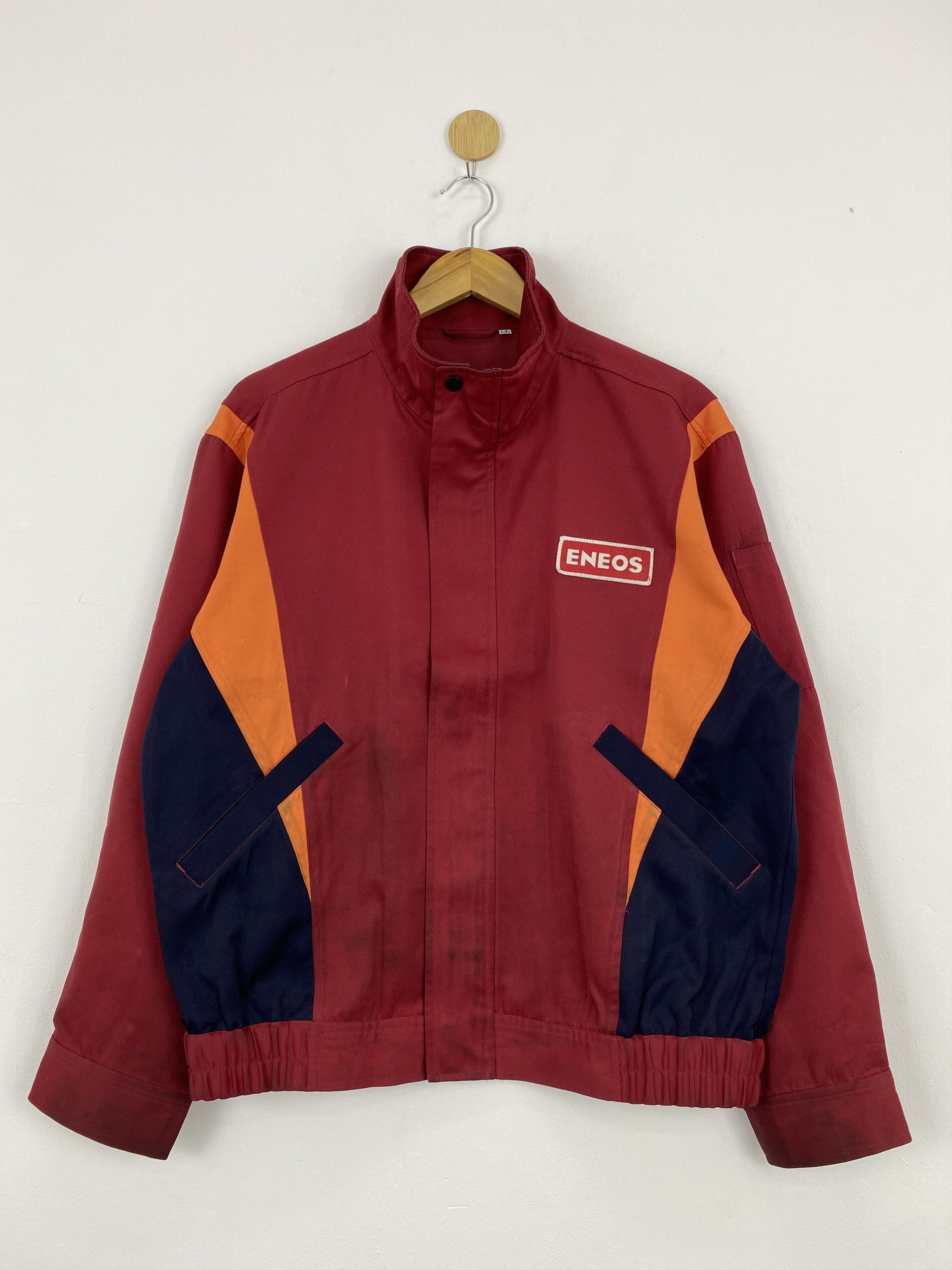Japanese Brand Vintage Eneos Initial D Movie Worker Denim Jacket J1755 Size US XL / EU 56 / 4 - 1 Thumbnail