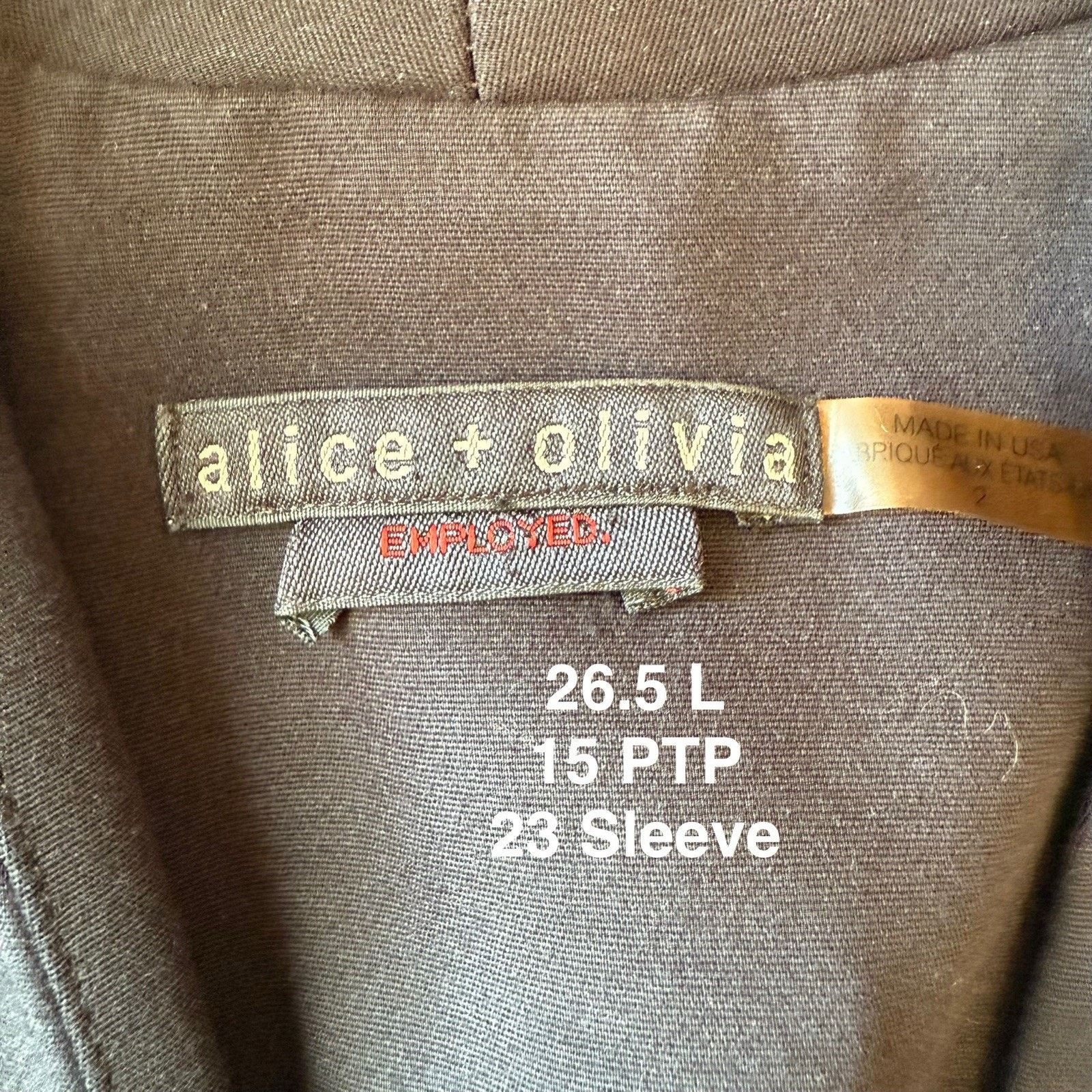 Alice + Olivia Alice Olivia Blazer Women's 2 Designer Bergdorf Goodman Size XS / US 0-2 / IT 36-38 - 7 Thumbnail