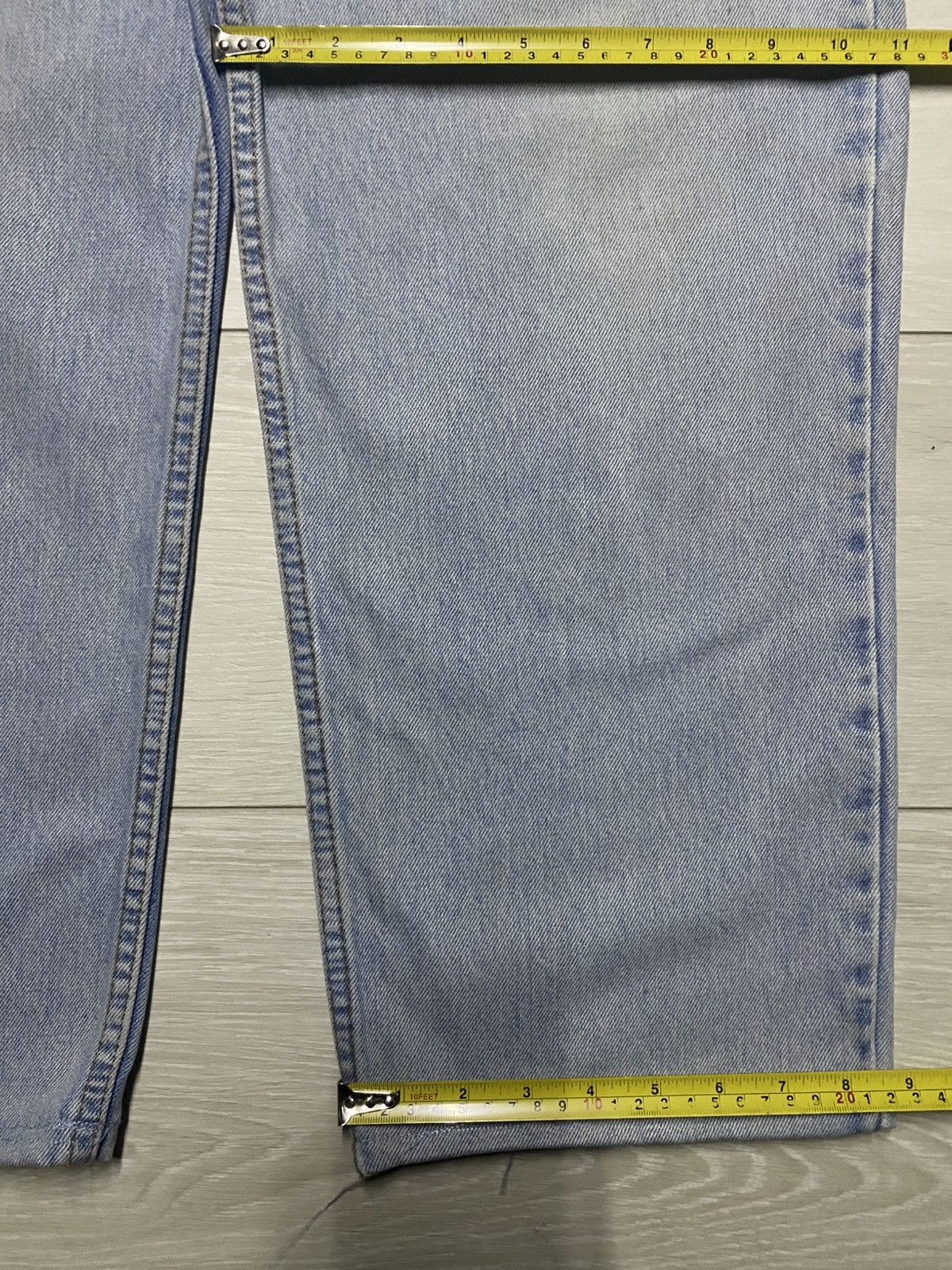 Levi's Vintage Levis 550 Light Wash Distressed Jeans Size US 38 / EU 54 - 15 Thumbnail