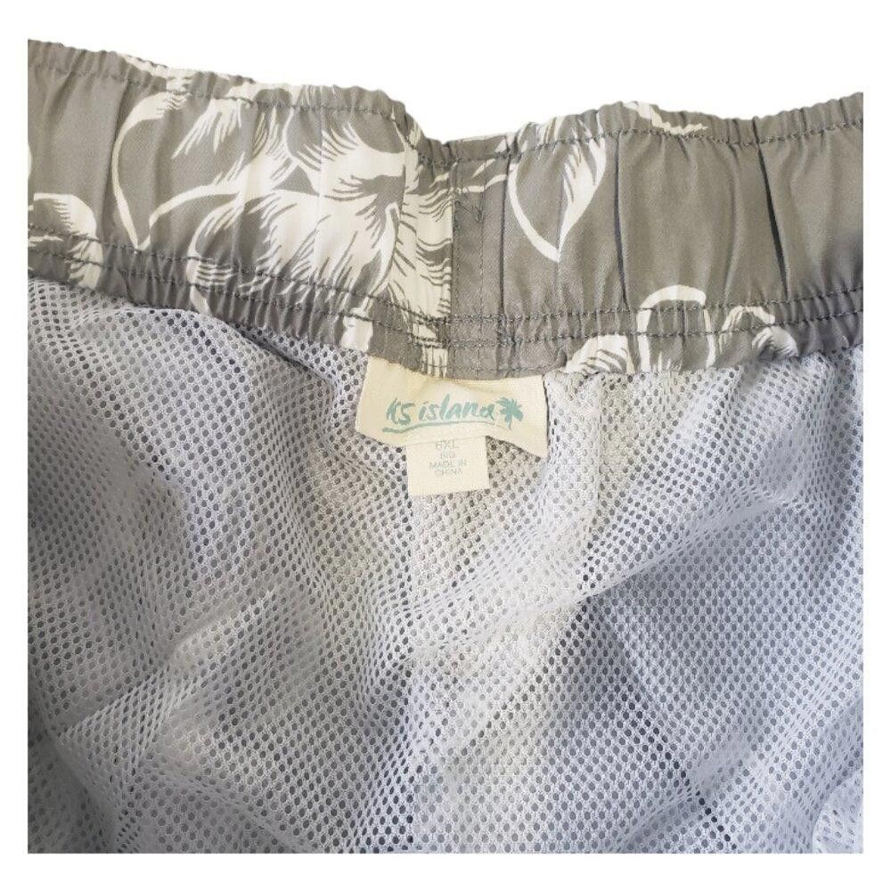 Designer CT1111 KS Island Hibiscus Print Swim Trunks 6XL Size US 44 / EU 60 - 4 Thumbnail