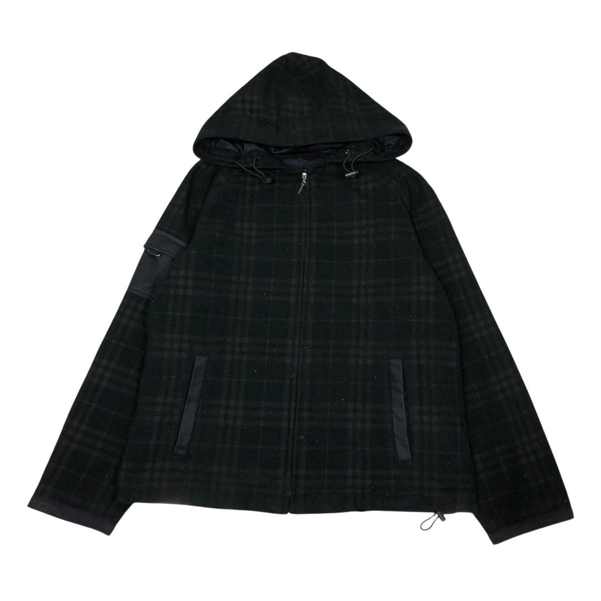 🔥VINTAGE BOMBER JACKET BURBERRY GOLF TARTAN DESIGN