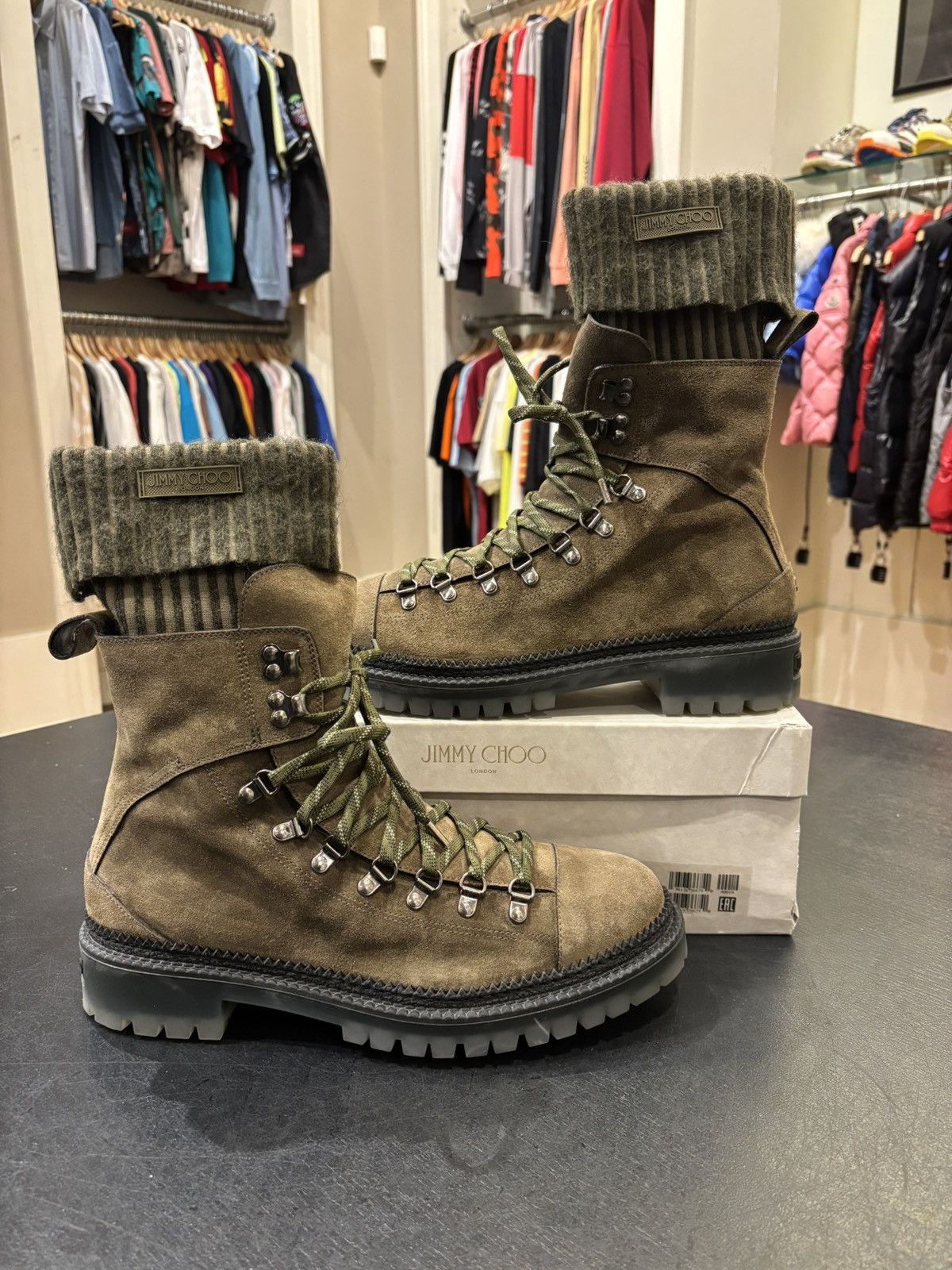 Jimmy Choo Jimmy Choo Chike Suede Boot Size US 12 / EU 45 - 1 Thumbnail