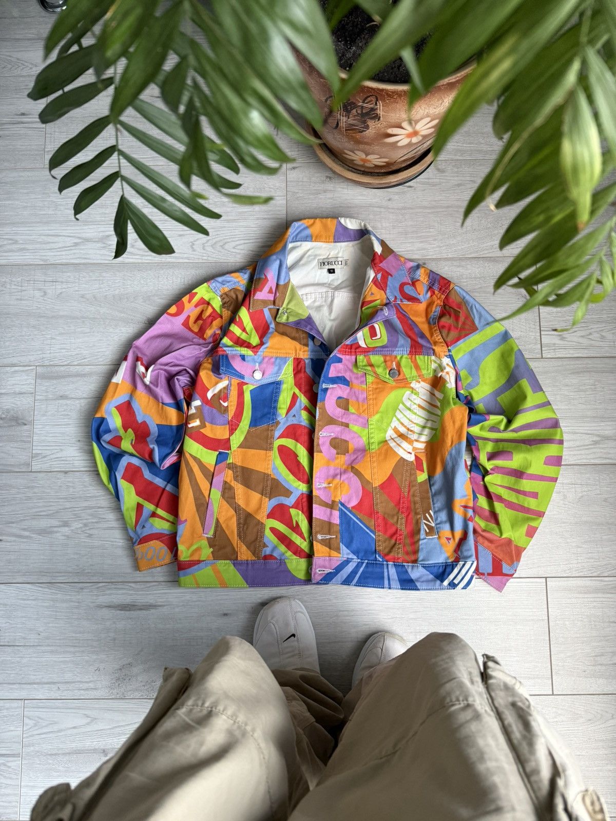 Women’s hype crazy jacket Fiorucci big logogram