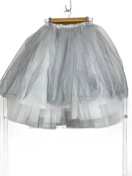 Comme des Garcons Comme Des Garcons size XS Gray-white vintage tulle skirt Size 23" - 1 Thumbnail