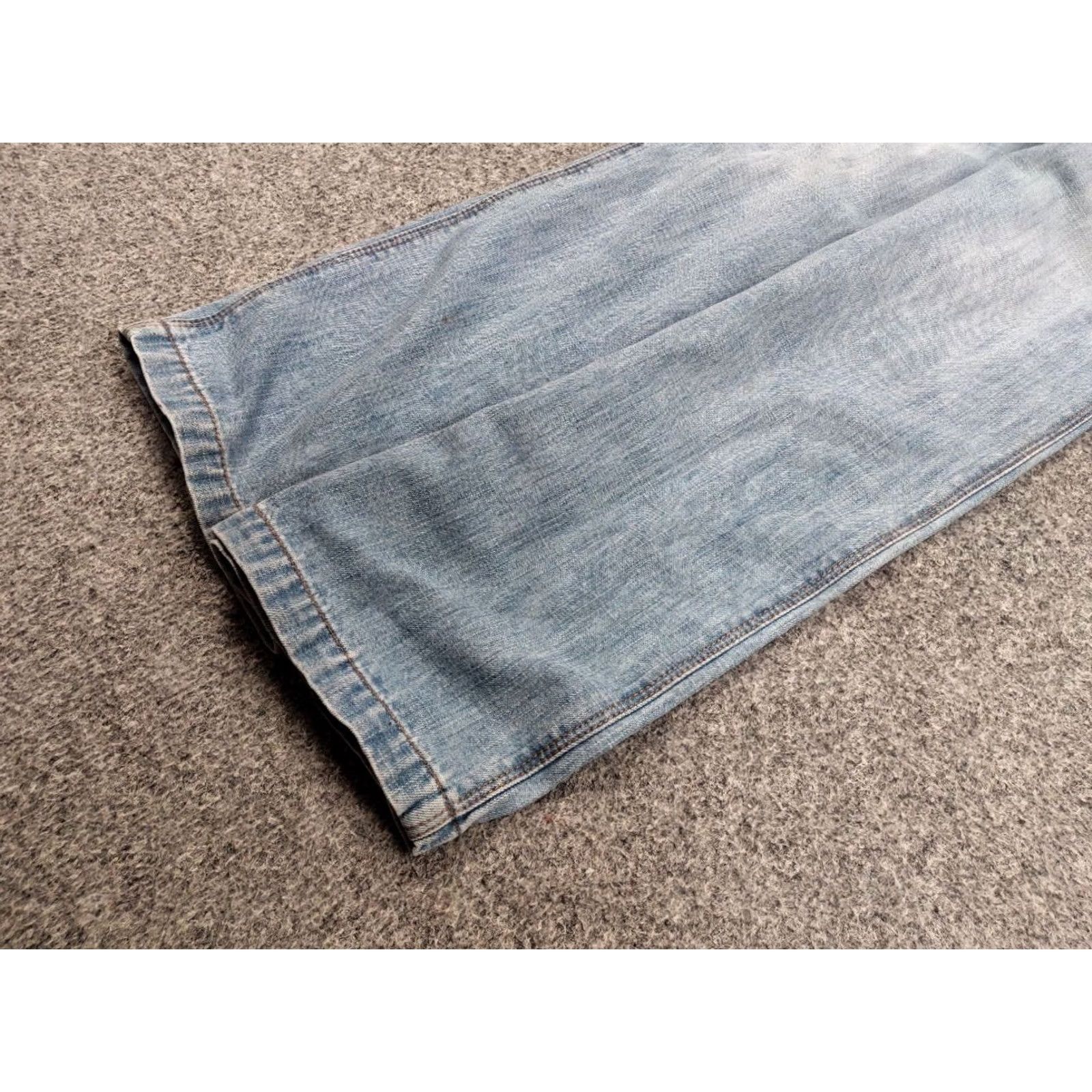 Denime VINTAGE Decauville x sixty Jeans 90s Blue Patchwork Denim Jeans Mens Regular 30x34 Blue Patchwork Jeans 90s Decauville x sixty Mens Jeans Size US 31 - 5 Thumbnail