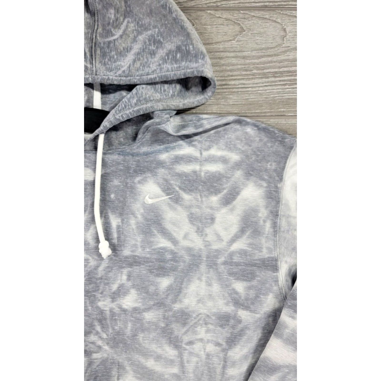 Nike Nike Sweatshirt Womens S Gray Tie Dye Icon Clash Pullover Hoodie Athleisure Size S / US 4 / IT 40 - 3 Thumbnail