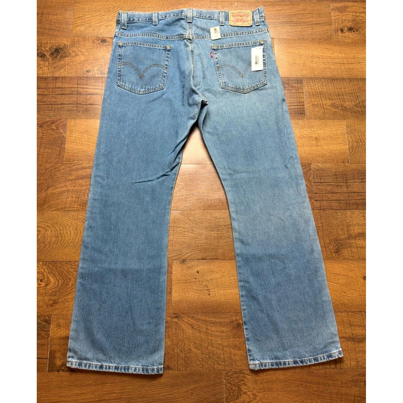 Levi's VINTAGE Levi's 517 Jeans Mens 40x32 Blue Bootcut Western Y2K NWT Size US 40 / EU 56 - 2 Thumbnail
