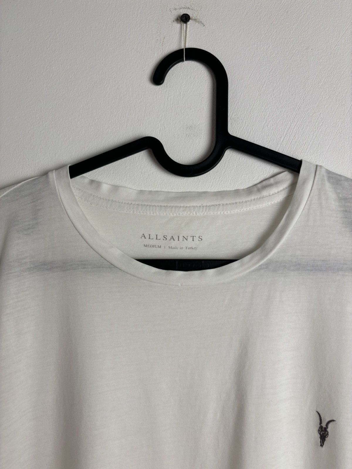 Allsaints Allsaints Logo Singlestitch White Tee Size US M / EU 48-50 / 2 - 3 Thumbnail