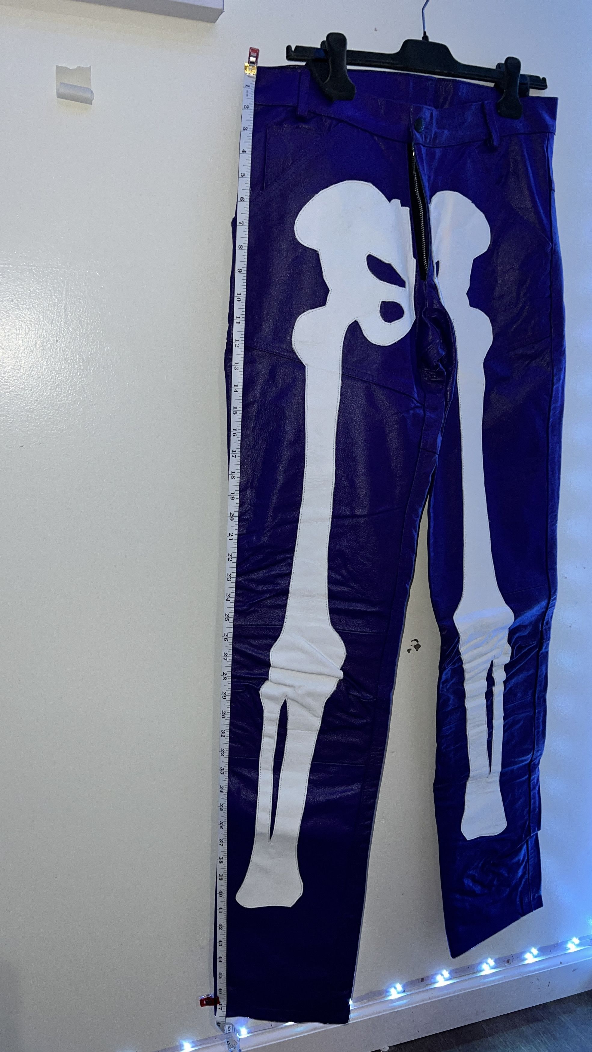 seeingDEADpeople seeingDEADpeople 100% LEATHER PANTS Size US 33 - 3 Thumbnail
