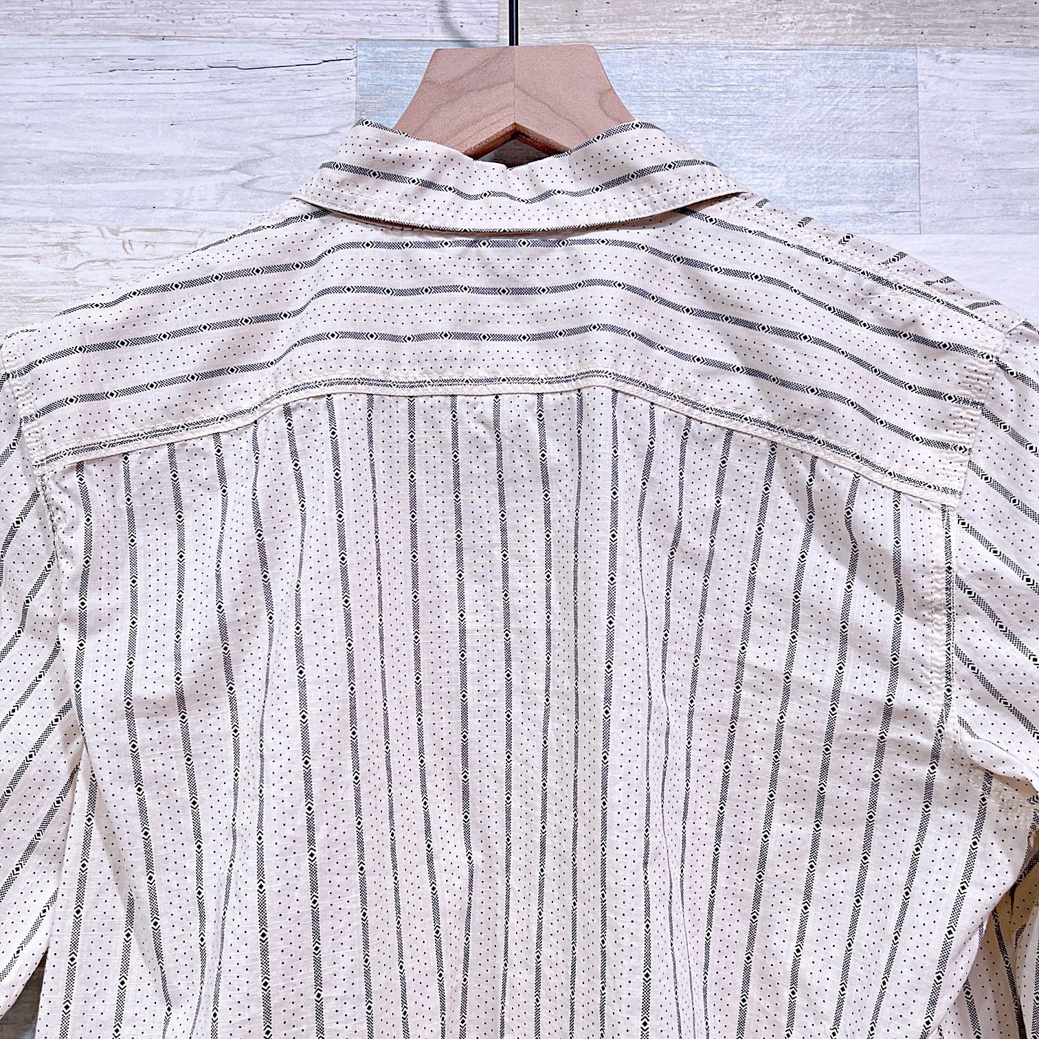 Lauren Ralph Lauren LRL Ralph Lauren Aztec Striped Shirt Beige Womens Small Size S / US 4 / IT 40 - 4 Thumbnail