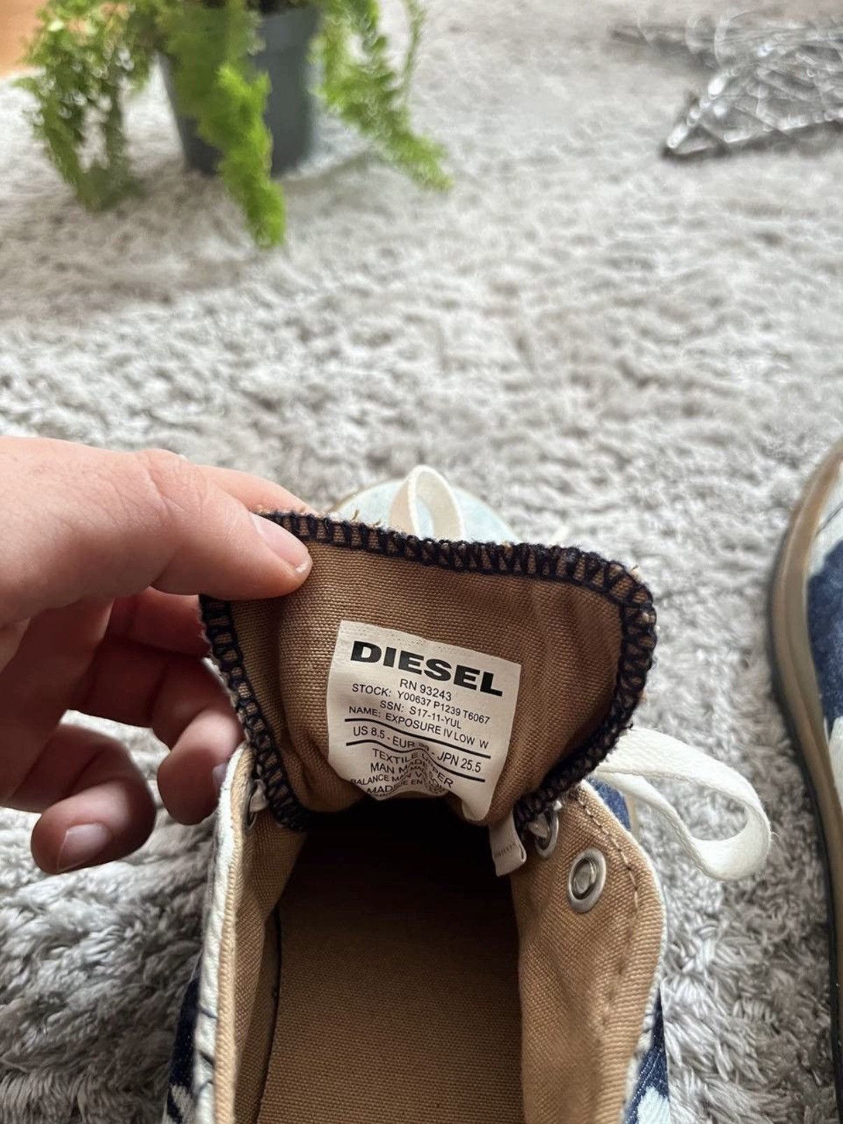 Diesel 00s Diesel Sneakers Rare Streetwear Logo Avant Garde Archive Size US 8.5 / IT 38.5 - 9 Thumbnail