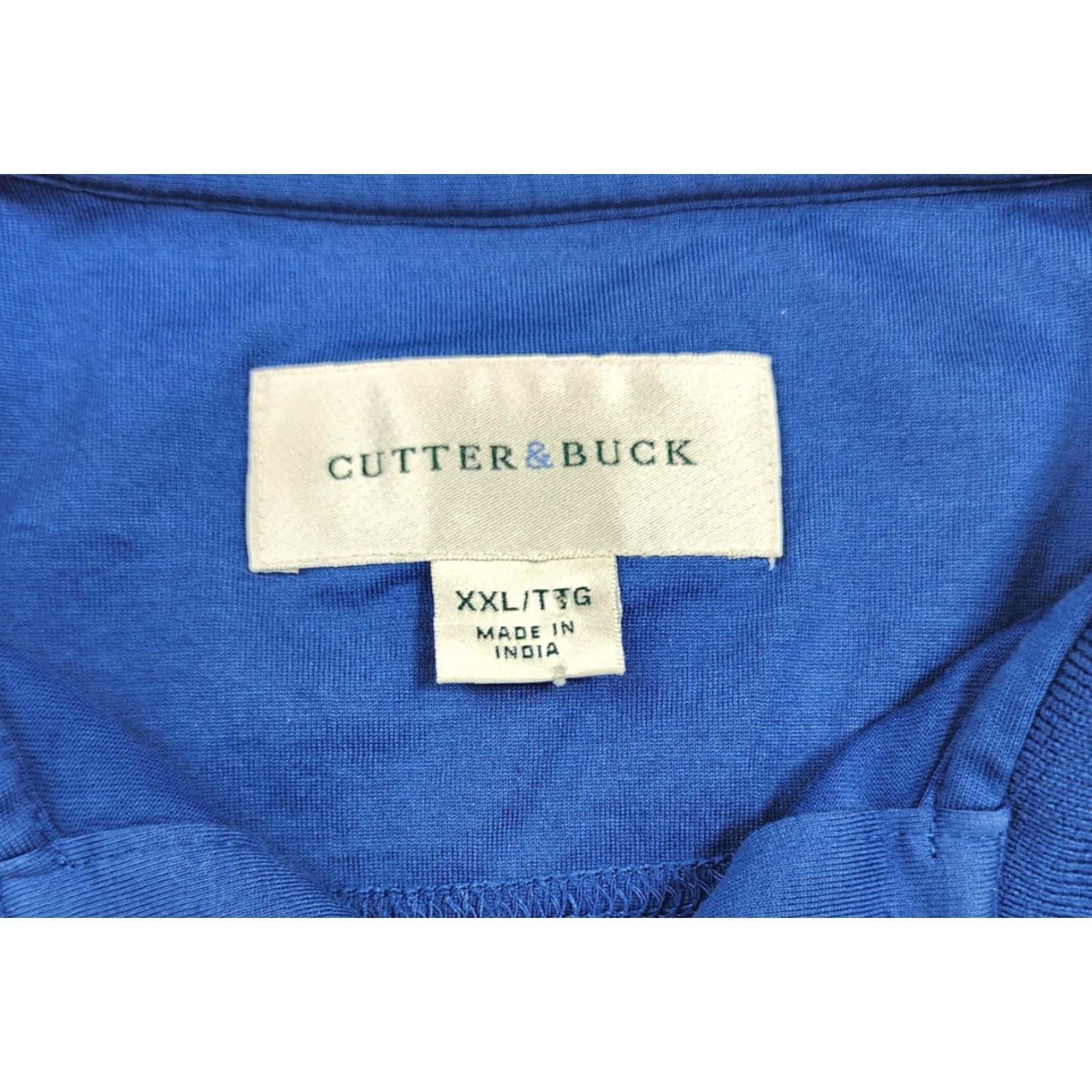 Cutter & Buck Cutter & Buck Corvette Polo Shirt Mens 2XL Blue Embroidered Logo Pima Cotton Size US XXL / EU 58 / 5 - 5 Thumbnail