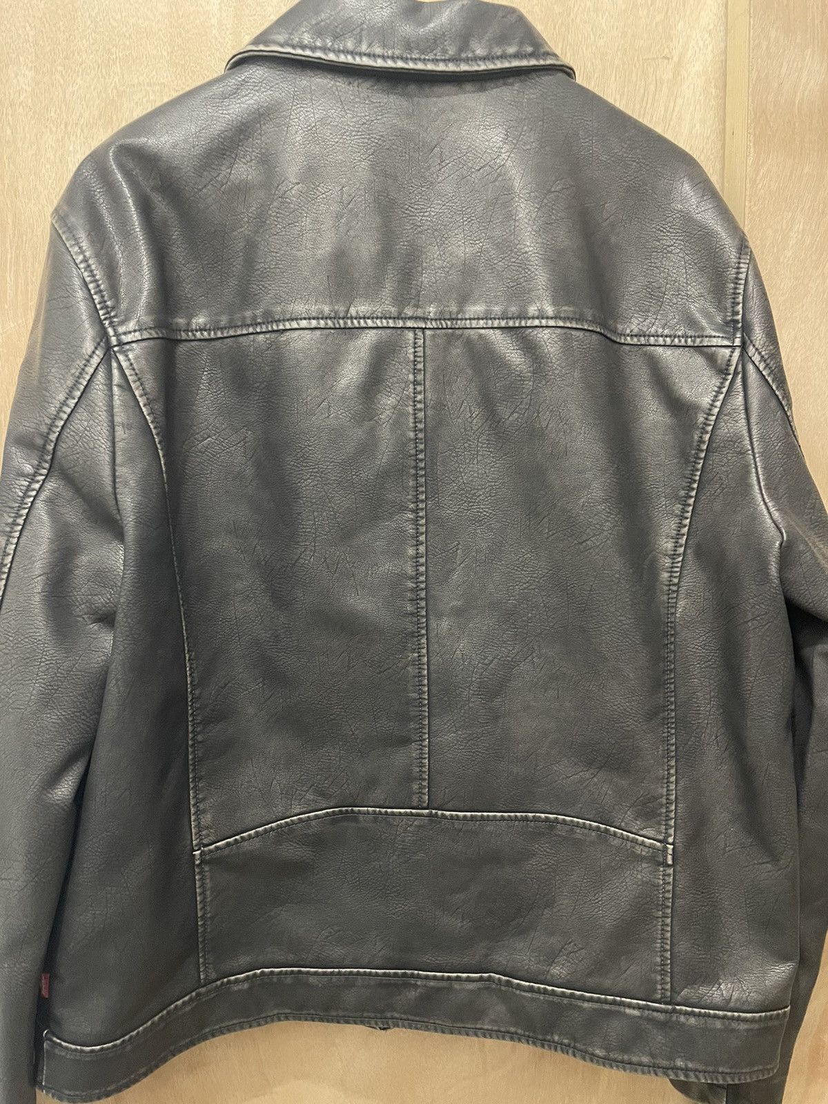 Levi's × Vintage Levis men’s leather jacket size XL brand new Size US XL / EU 56 / 4 - 10 Thumbnail