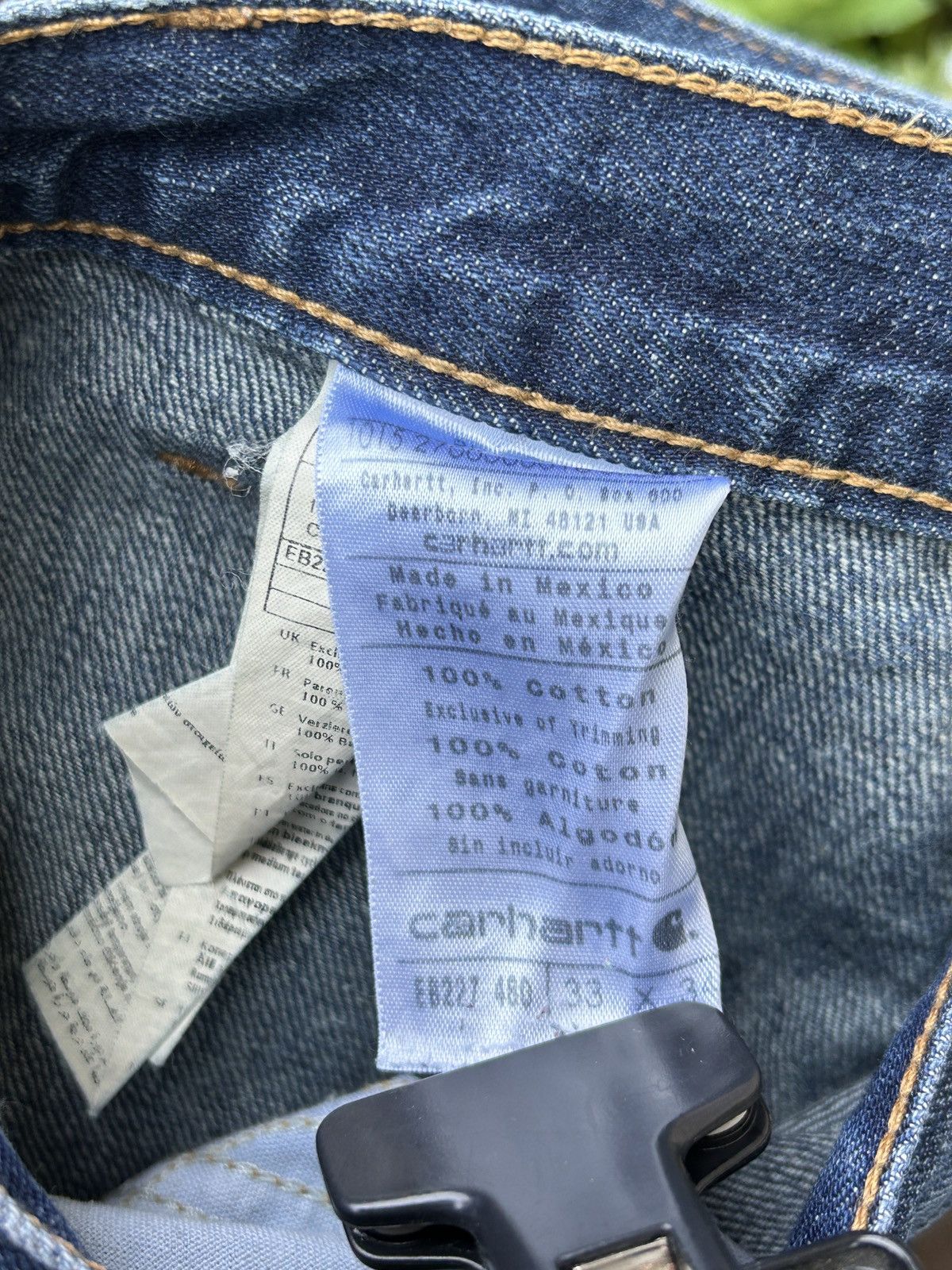 Carhartt Vintage Carhartt Discontinued Double Knee Logger Jeans 33x34 Size US 33 - 13 Thumbnail