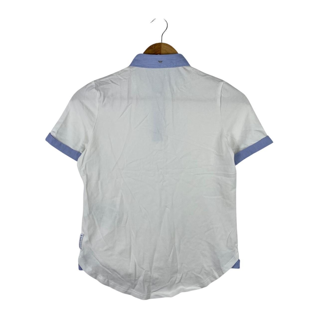 Armani ARMANI JEANS EMPORIO Giorgio Plain Polo Tee Shirt Top Collar Size S / US 4 / IT 40 - 5 Thumbnail