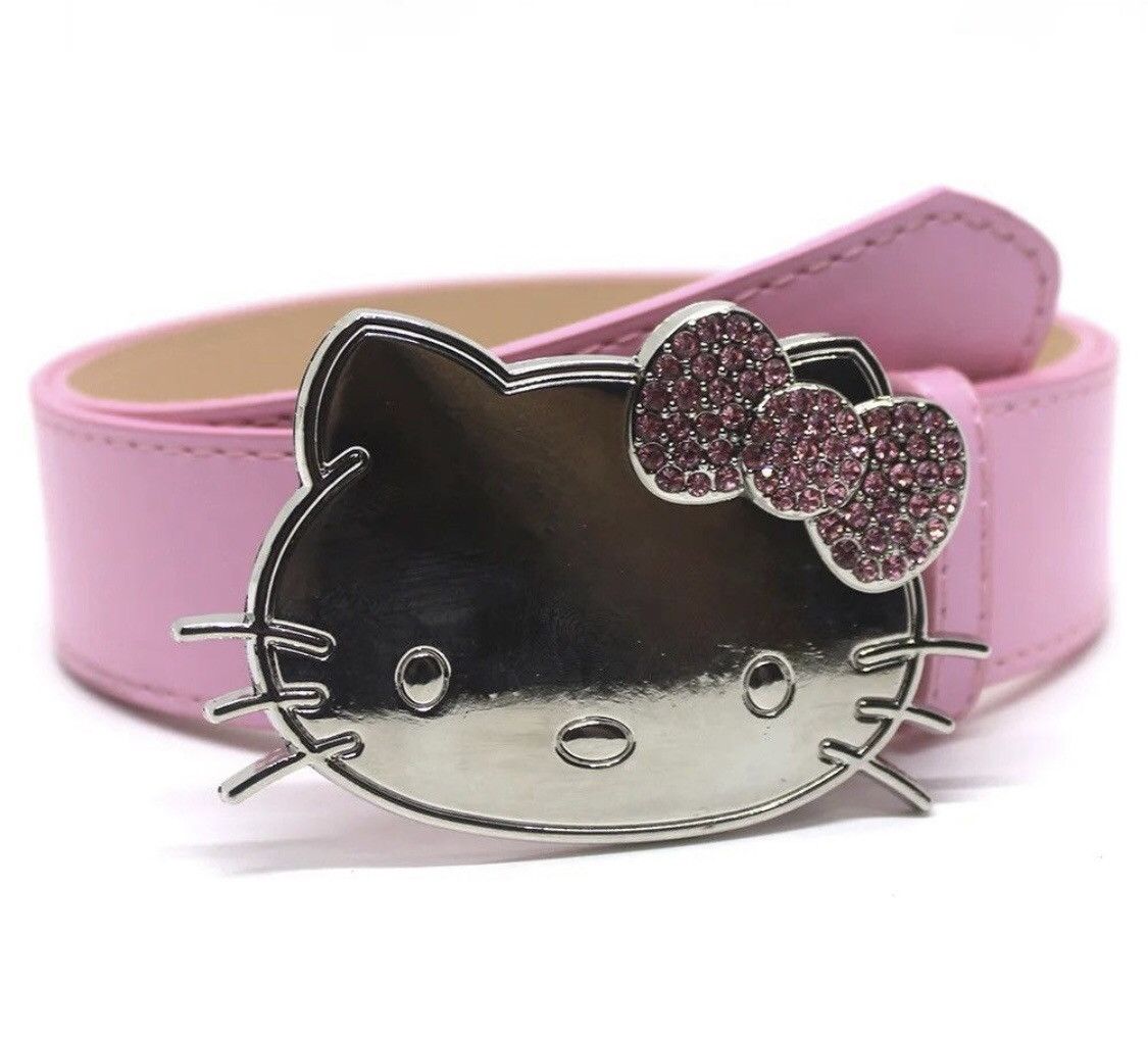 Leather Hello Kitty Pu Leather Belt Size ONE SIZE - 1 Thumbnail