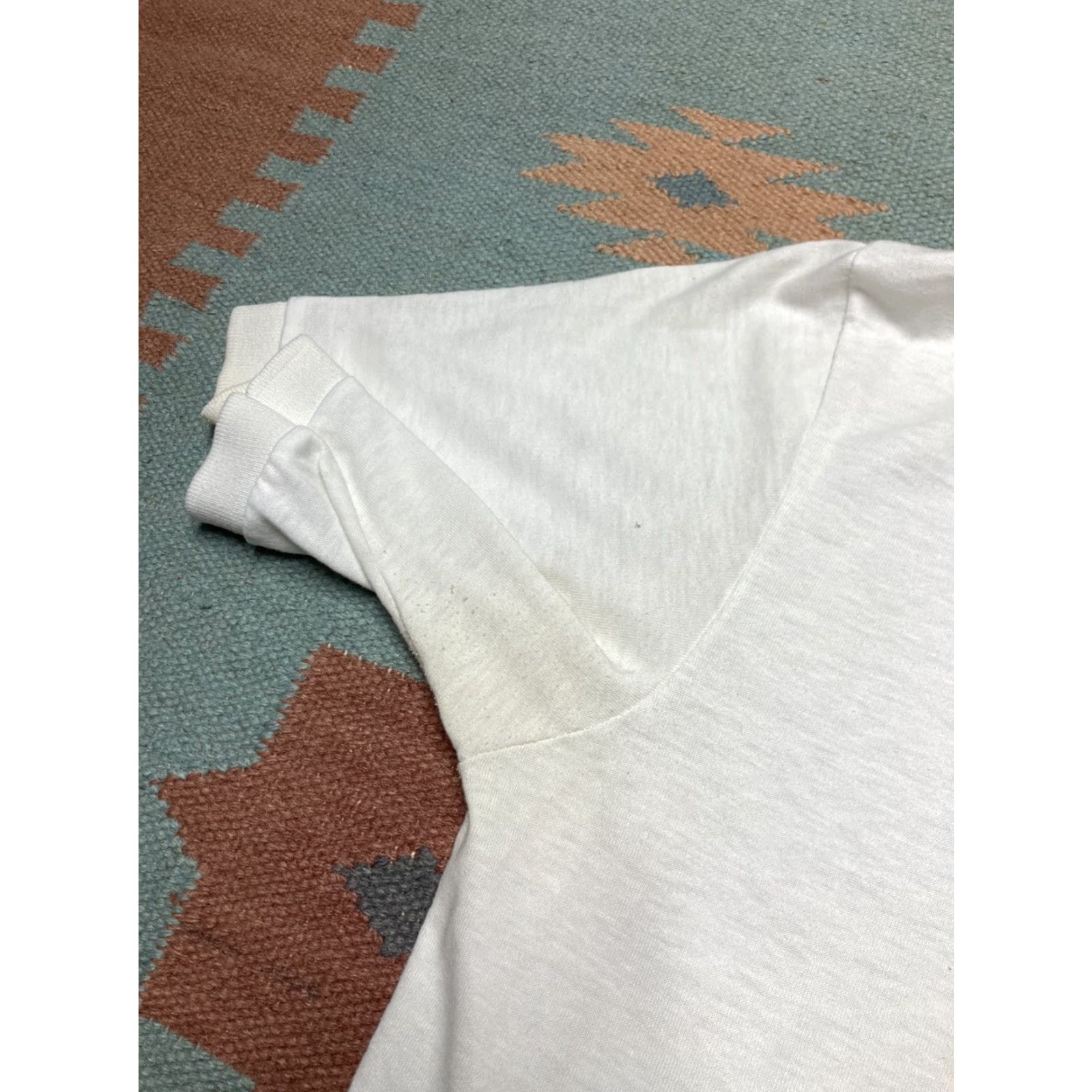 Vintage VINTAGE AriZona Polo Shirt Henley 80s 90s USA Golf XL White Men Short Sleeve Polo Size US XL / EU 56 / 4 - 7 Thumbnail
