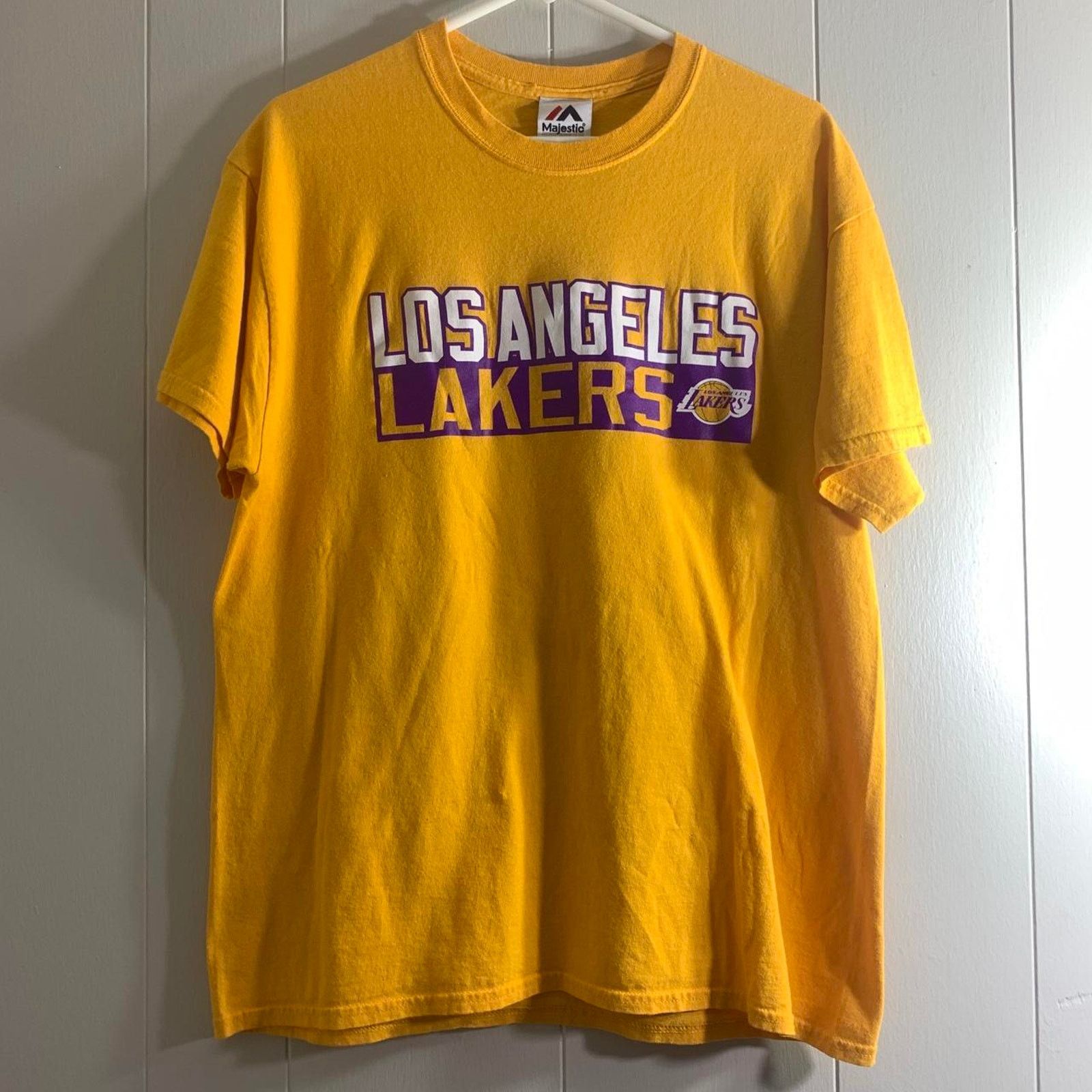 NBA vintage 2000s LOS ANGELES LAKERS LEBRON JAMES 23 tee shirt L Size US L / EU 52-54 / 3 - 2 Thumbnail