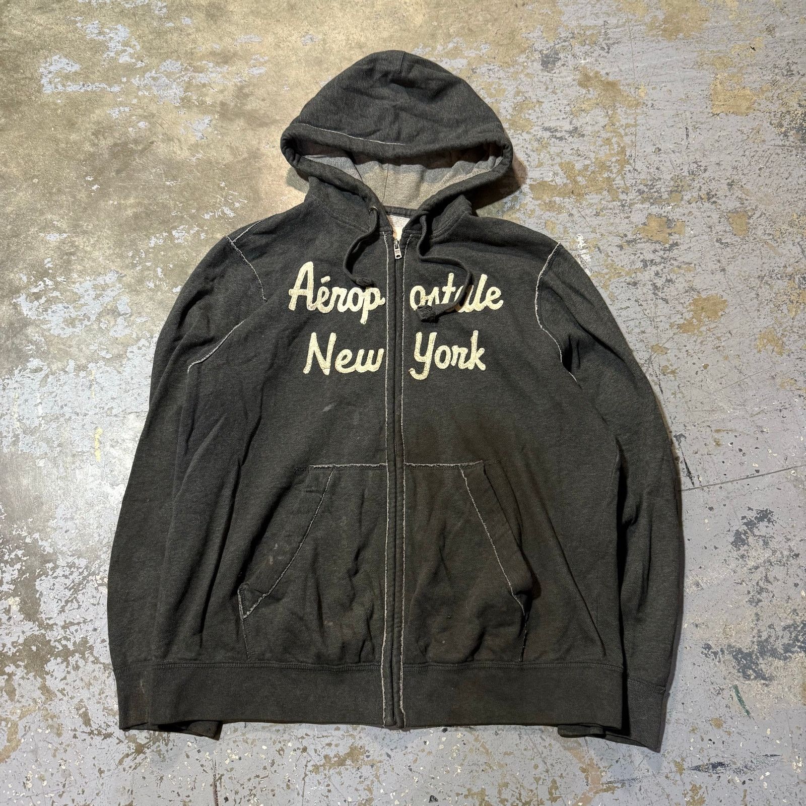 Aeropostale Y2K 2000’s Aeropostale Zip Up Hoodie 2XL Size US XXL / EU 58 / 5 - 1 Thumbnail