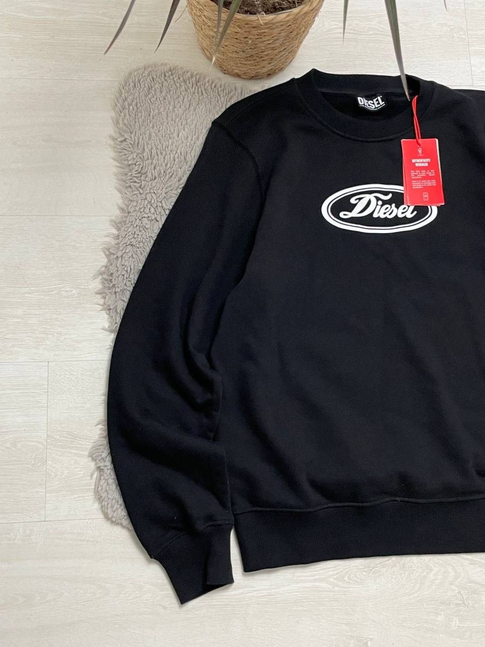 Diesel Diesel New Sweatshirt Hooded Big CENTER Logo Y2k Size US S / EU 44-46 / 1 - 3 Thumbnail