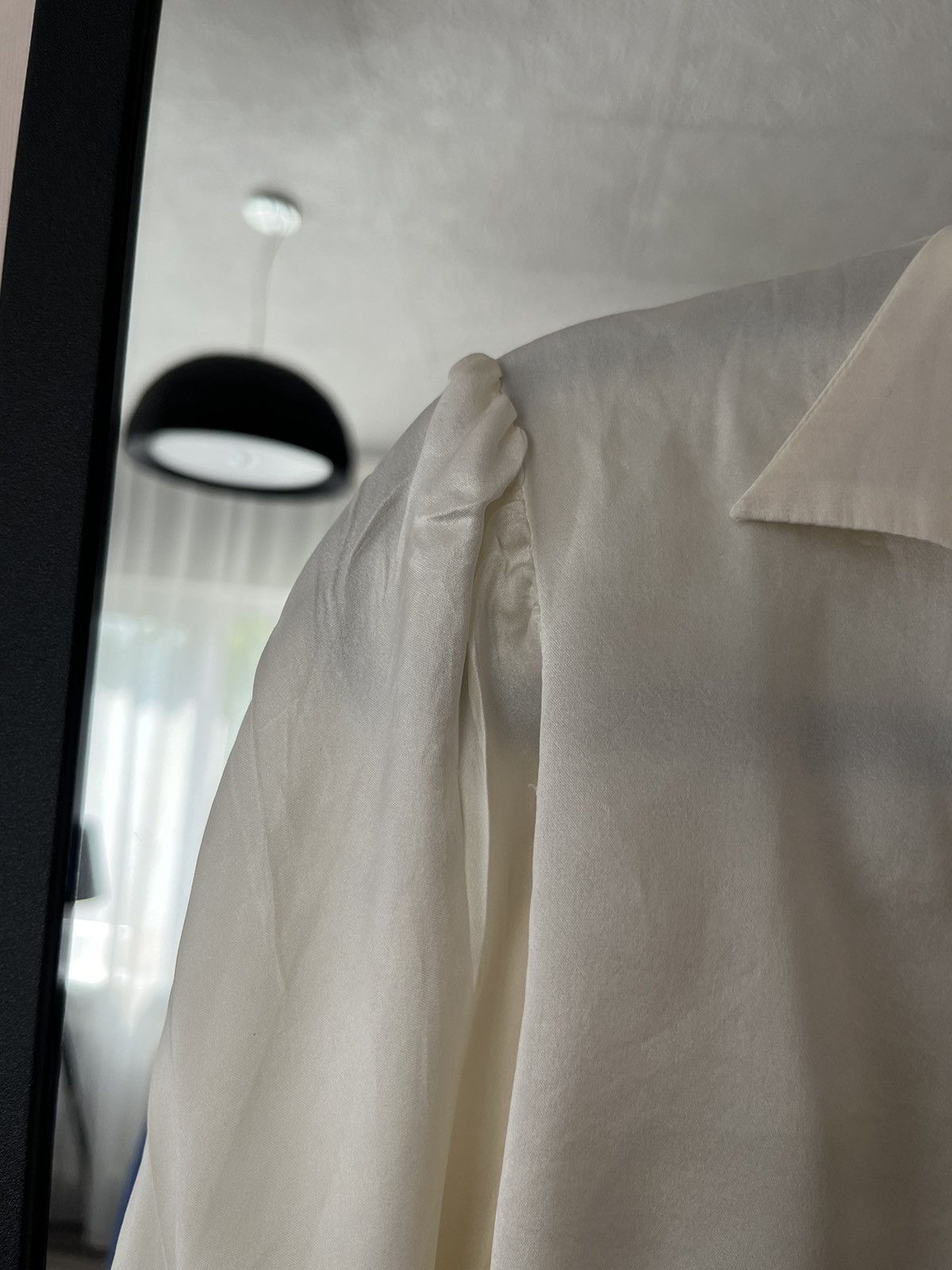 agnes b. Agnes B. Paris Silk Shirt Button Long Sleeve Size M / US 6-8 / IT 42-44 - 4 Thumbnail