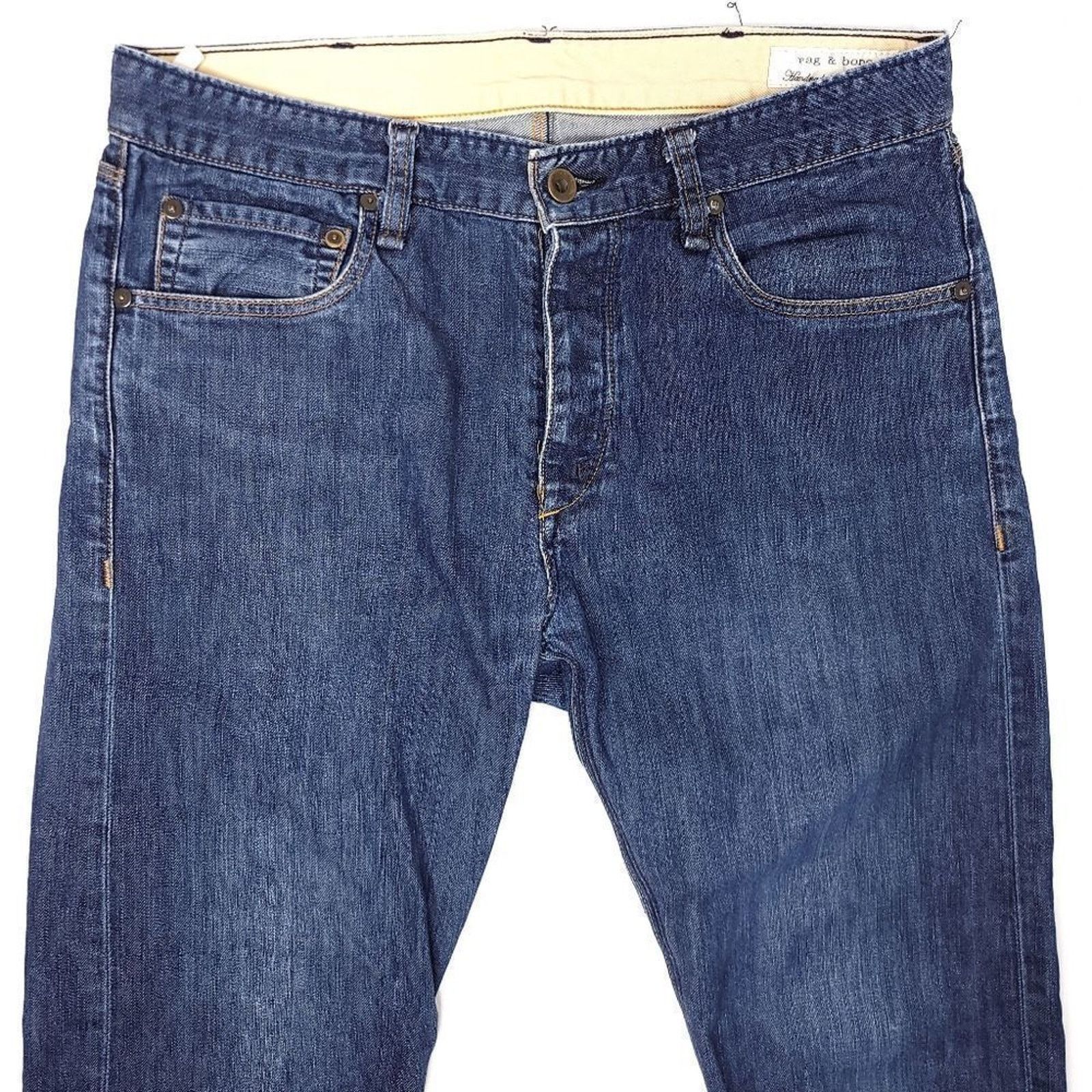 Rag & Bone Rag & Bone Button Fly Jeans Mens 32x28 Handmade USA Size US 32 / EU 48 - 2 Thumbnail