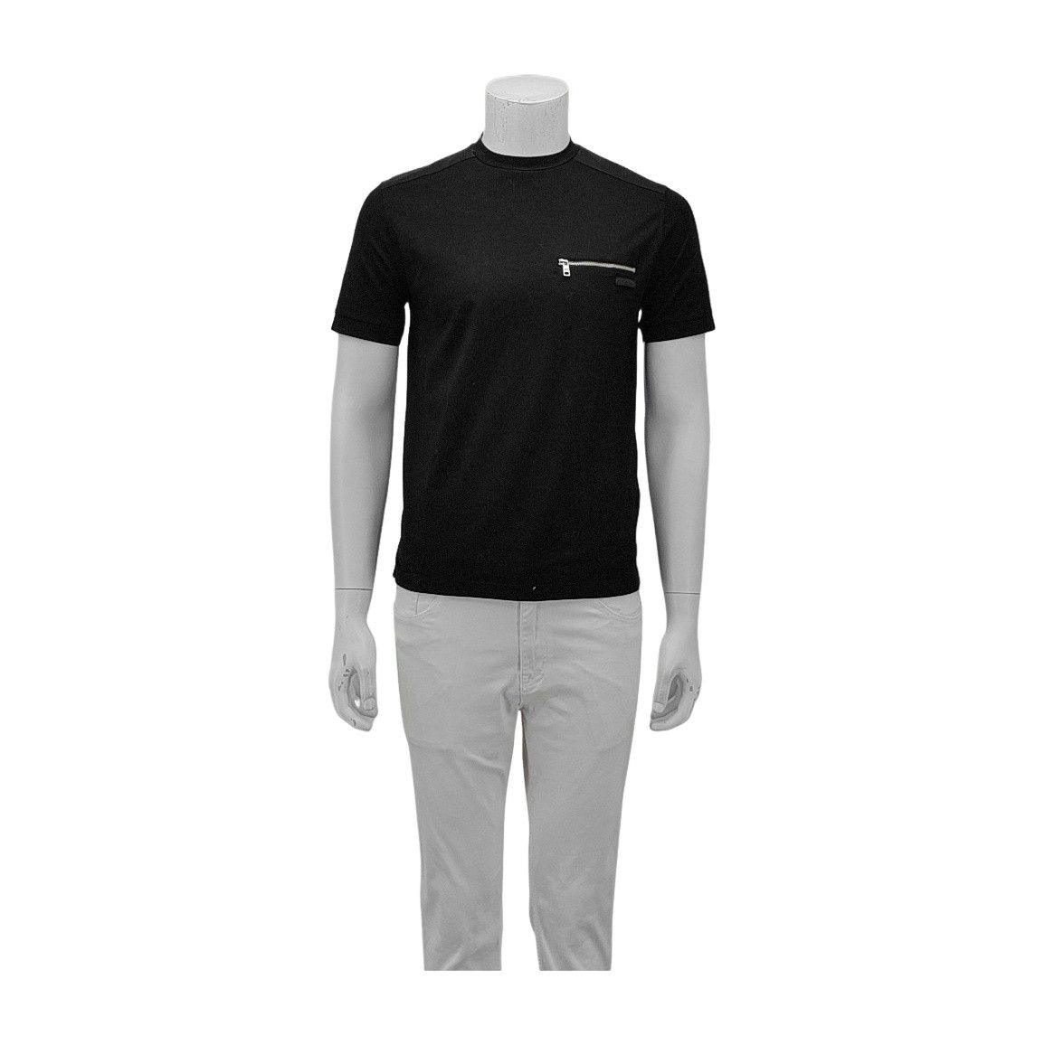 Prada Prada Zip Pocket T-Shirt Black Size S Size US S / EU 44-46 / 1 - 1 Thumbnail