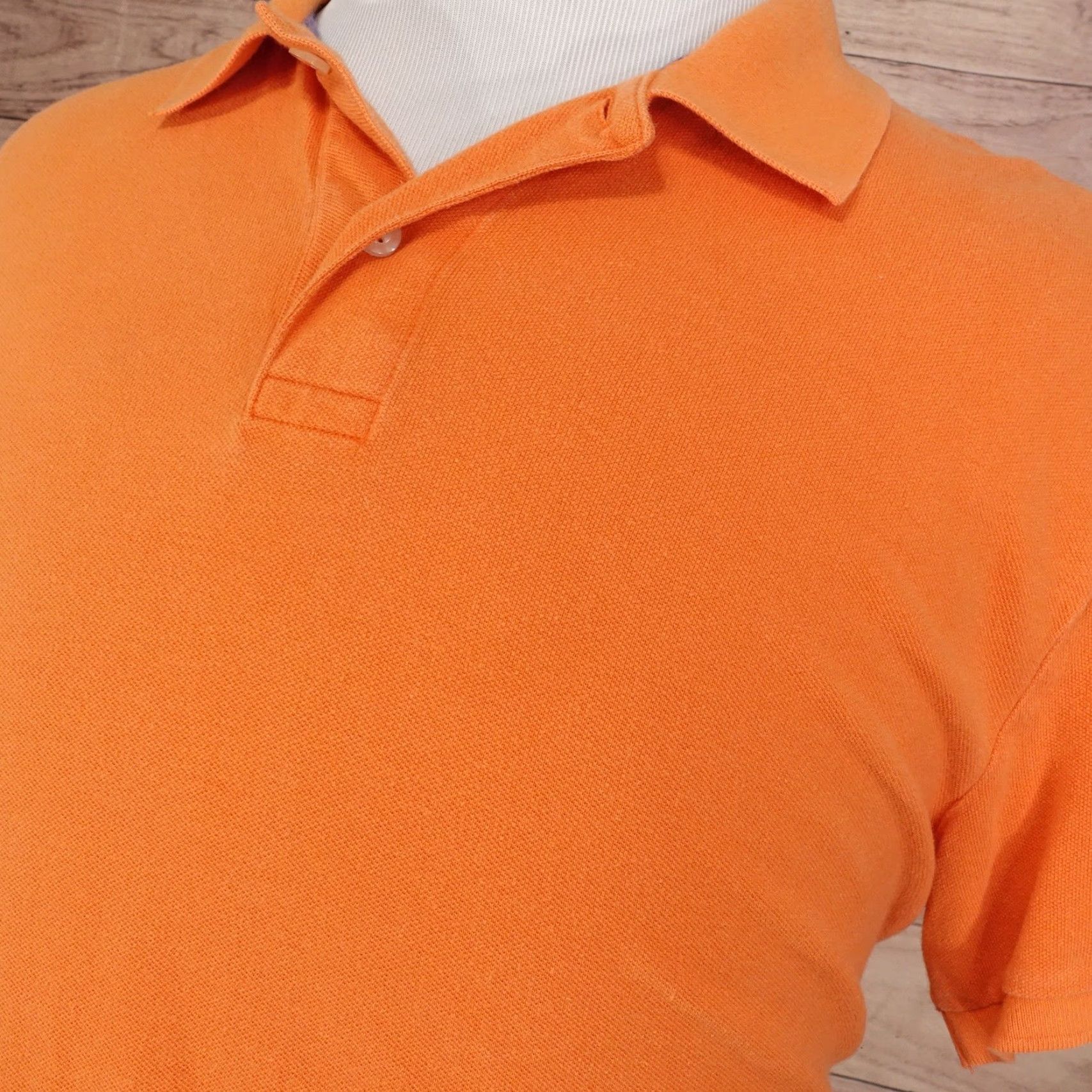 Gap Gap Polo Shirt Mens XL Orange Classic Fit Short Sleeve Cotton T2 Size US XL / EU 56 / 4 - 2 Thumbnail