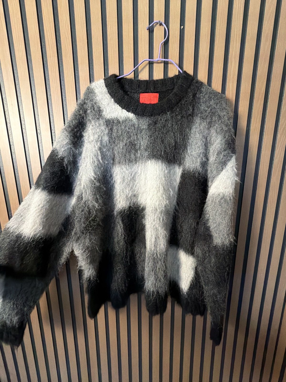 Fugazi FUGAZI ALPACA PATCHWORK SWEATER Size US XL / EU 56 / 4 - 1 Thumbnail