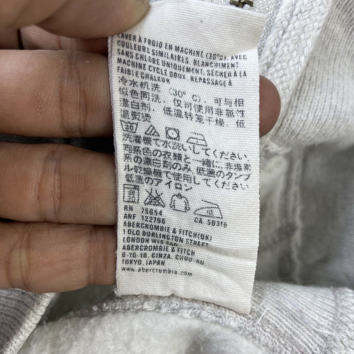 Abercrombie & Fitch 💥 Abercrombie & Fitch gray Full Zip Hoodie Size US S / EU 44-46 / 1 - 6 Thumbnail