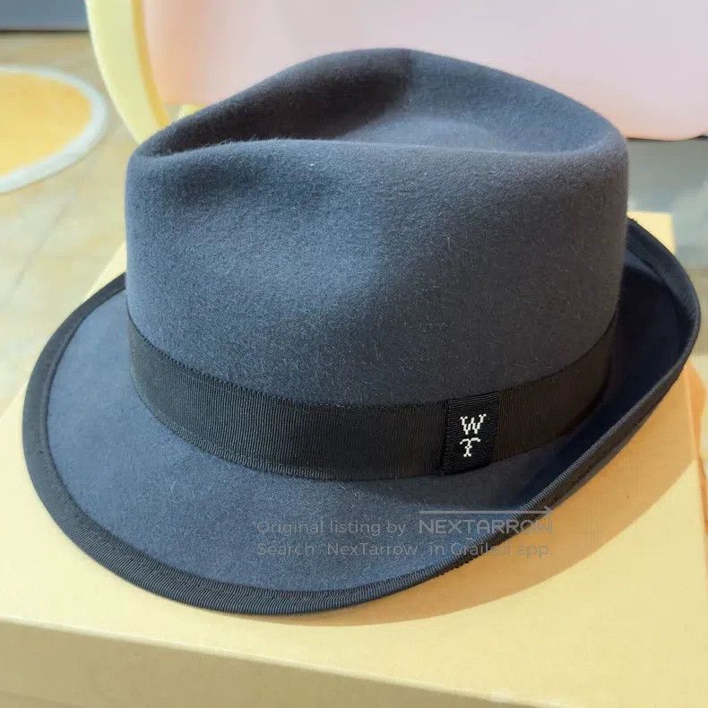 Wtaps Wtaps Black Gray Rabbit Fur Top Hat Size ONE SIZE - 1 Thumbnail