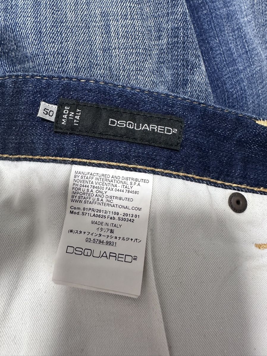 Designer × Dsquared2 Dsquared2 Jeans Size IT50 EU33 Navy Blue Denim Size US 33 - 8 Thumbnail